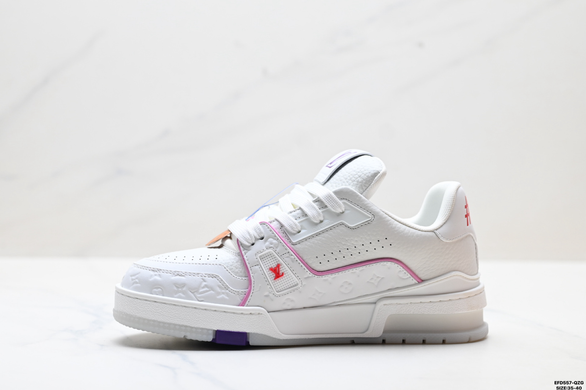 Louis Vuitton Trainer Sneaker Low 路易威登 休闲运动文化百搭板鞋 Louis Vuitton Trainer Sneaker Low 路易威登 休闲运动文化百搭板鞋