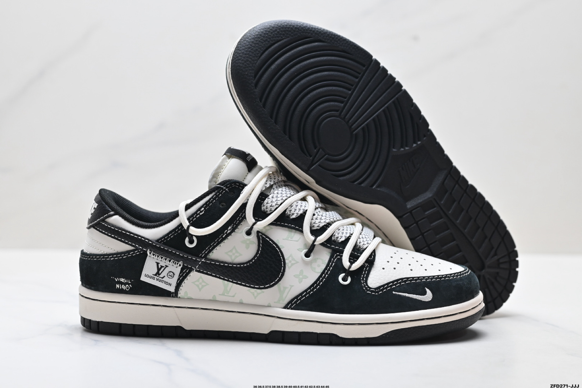 Nike Dunk Low Retro ‘DIY高端定制’耐克 低帮休闲运动板鞋 YX5066-396