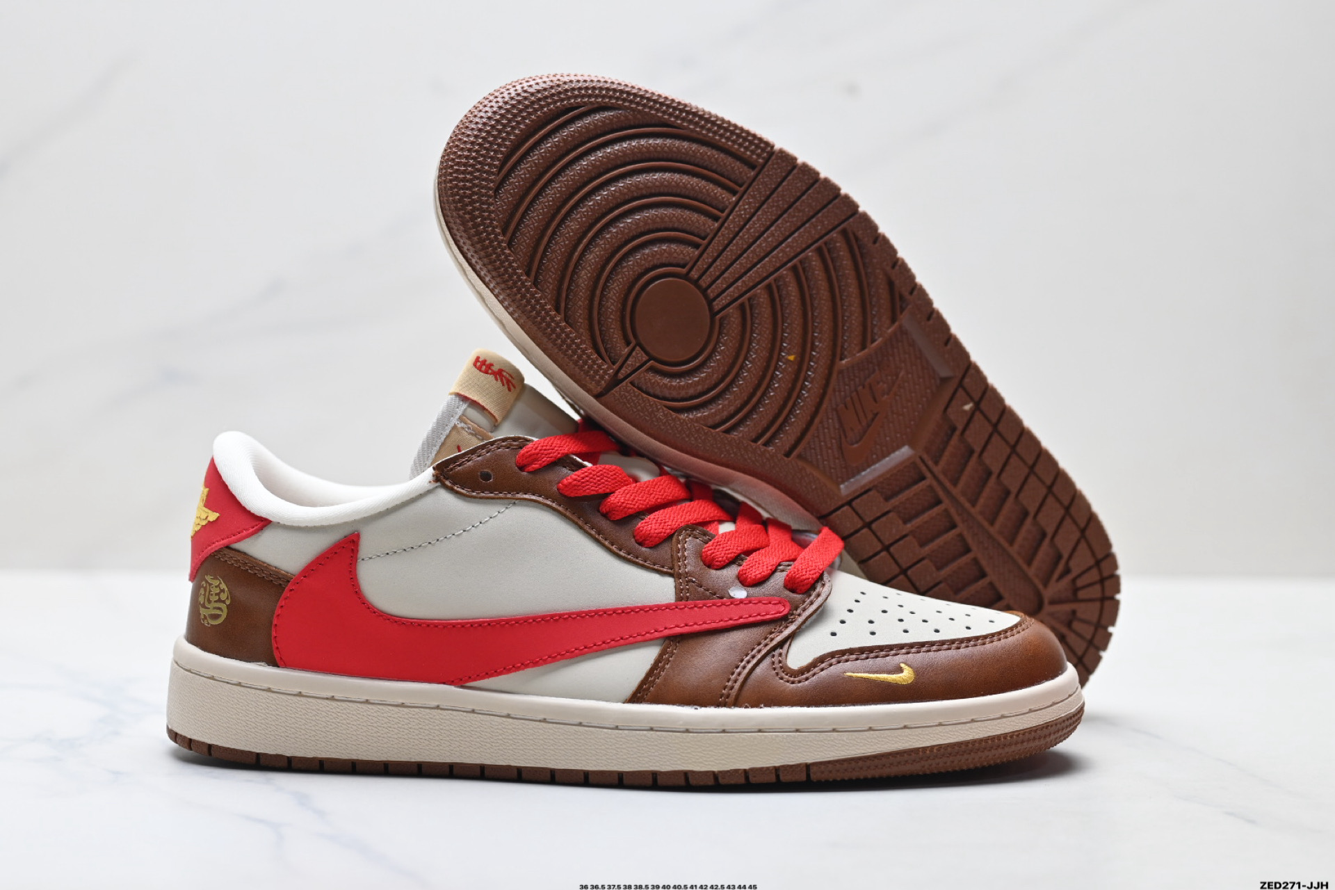 280 Nike Air Jordan 1 x Travis Scott AJ1倒勾 乔一倒钩 ‘DIY’定制 耐克 低帮文化篮球鞋 YF9511-500-Chinese UA Cheap High Quatity Brand Clothes Bags handbags Sneakers wholesale wholesaler seller from China Factory suppliers Fashion Clothing Shoes best Quality Beautiful Price 280 Nike Air Jordan 1 x Travis Scott AJ1倒勾 乔一倒钩 ‘DIY’定制 耐克 低帮文化篮球鞋 YF9511-500