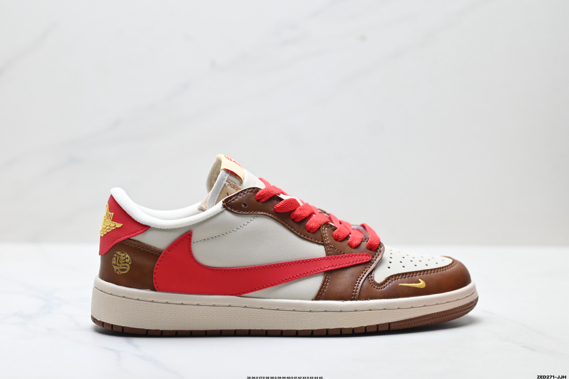 280 Nike Air Jordan 1 x Travis Scott AJ1倒勾 乔一倒钩 ‘DIY’定制 耐克 低帮文化篮球鞋 YF9511-500-Chinese UA Cheap High Quatity Brand Clothes Bags handbags Sneakers wholesale wholesaler seller from China Factory suppliers Fashion Clothing Shoes best Quality Beautiful Price 280 Nike Air Jordan 1 x Travis Scott AJ1倒勾 乔一倒钩 ‘DIY’定制 耐克 低帮文化篮球鞋 YF9511-500