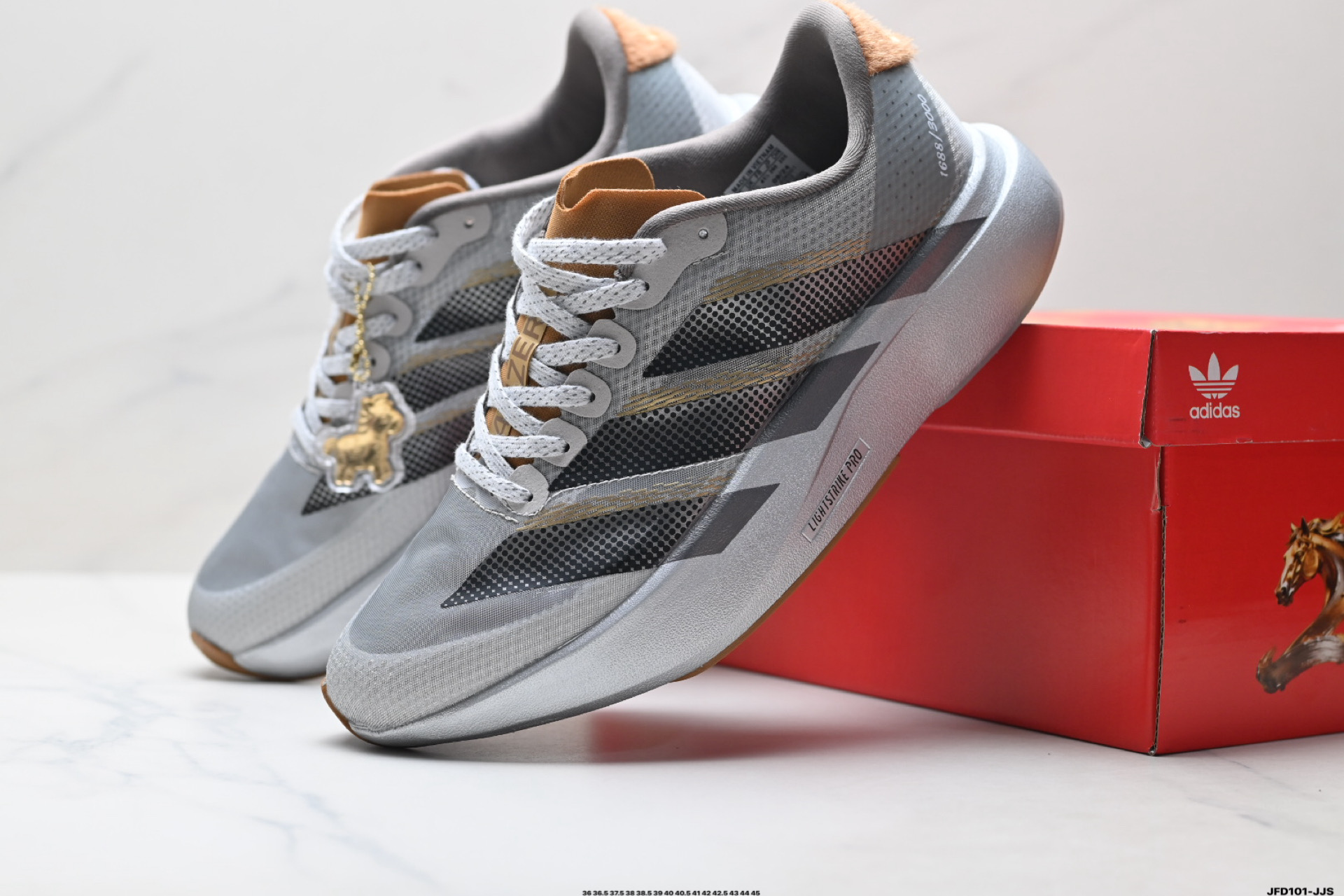 190 Adidas Adizero Pro Evo SL 马年限定 CNY新年款 阿迪达斯 舒适百搭防滑耐磨 低帮 休闲跑步鞋 KK4310