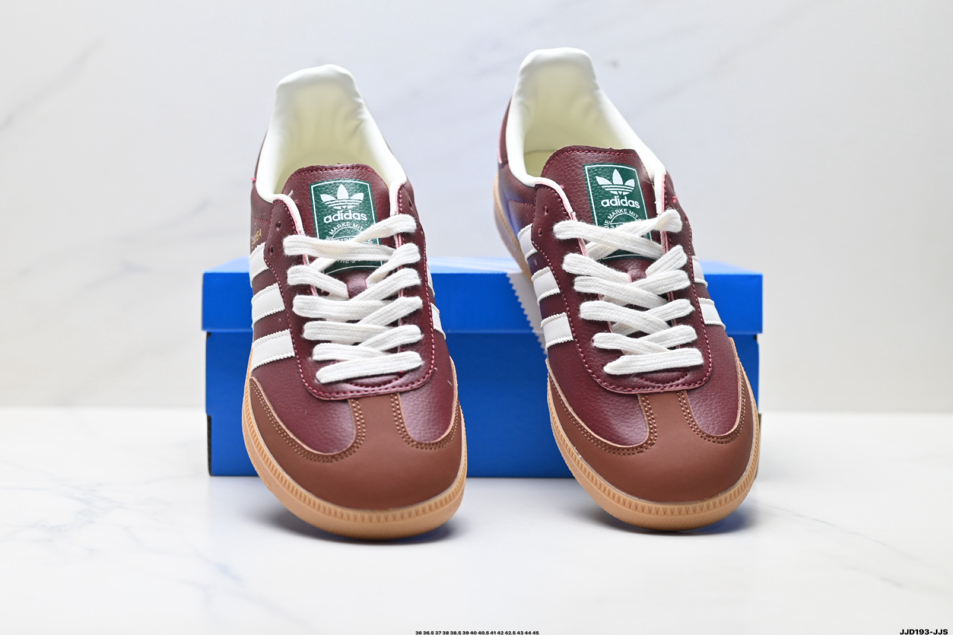 Adidas Originals Sambae 厚底桑巴舞系列阿迪达斯 三叶草 绅士德训足球风百搭低帮休闲运动板鞋 JR0892