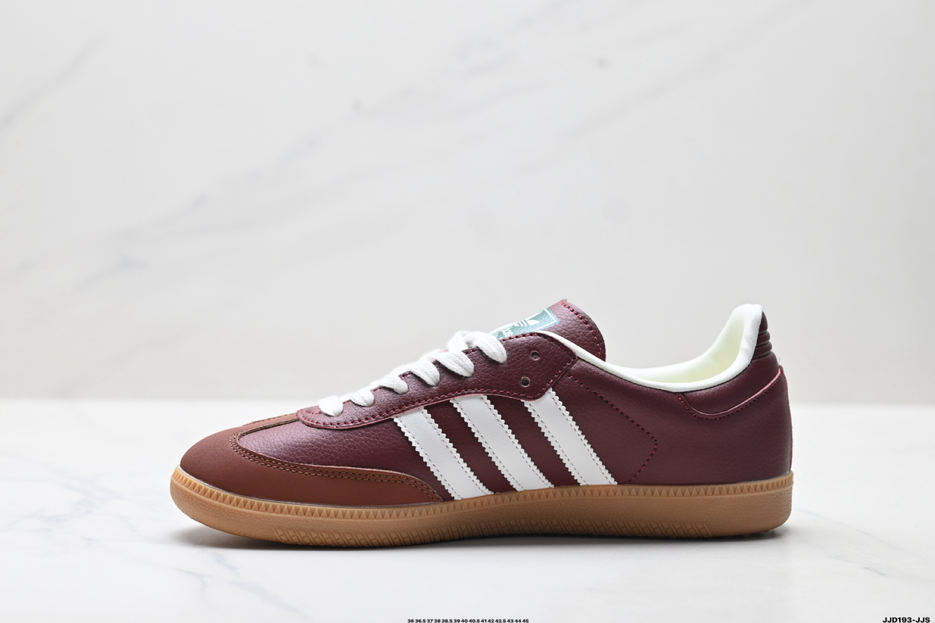Adidas Originals Sambae 厚底桑巴舞系列阿迪达斯 三叶草 绅士德训足球风百搭低帮休闲运动板鞋 JR0892