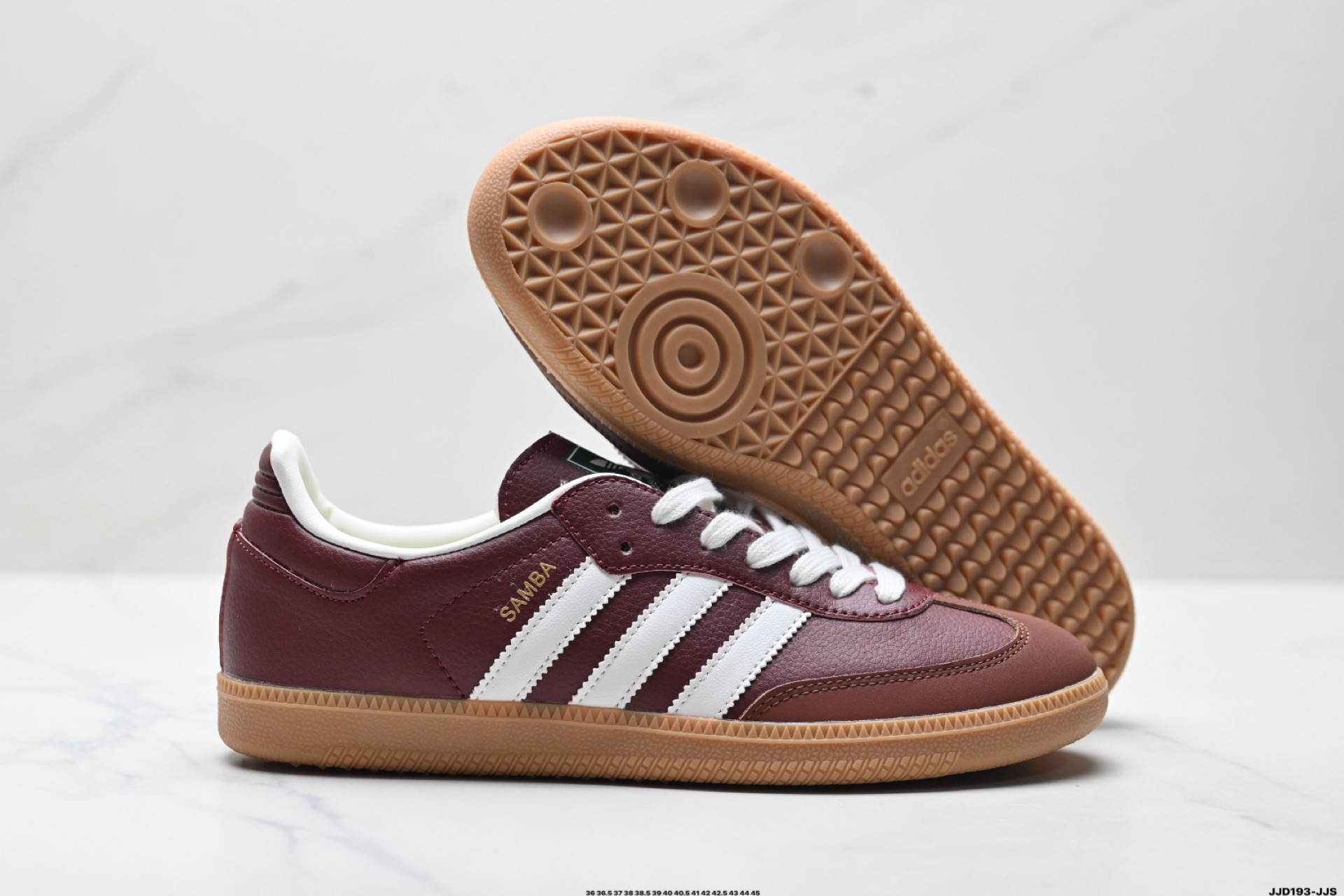 Adidas Originals Sambae 厚底桑巴舞系列阿迪达斯 三叶草 绅士德训足球风百搭低帮休闲运动板鞋 JR0892