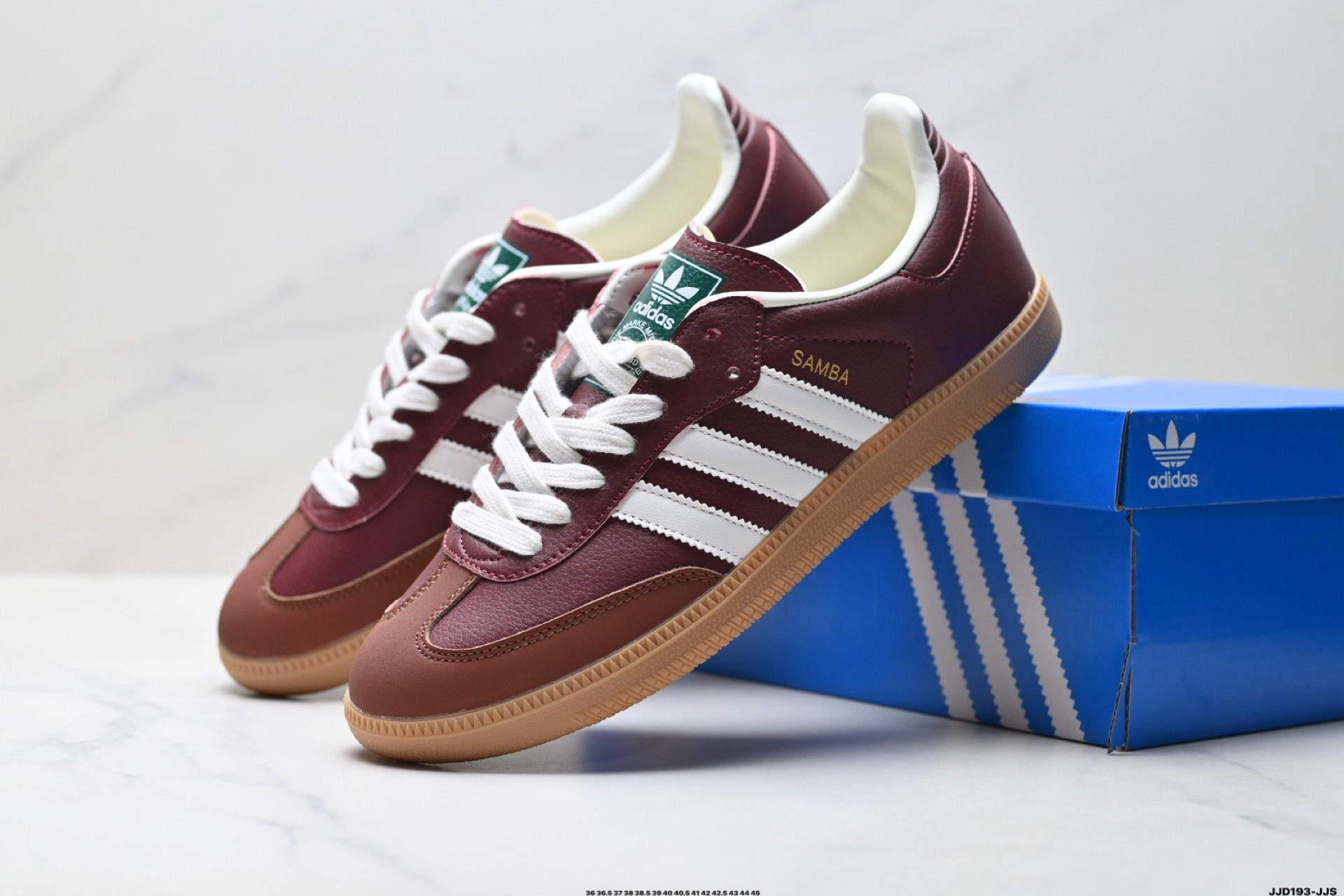 Adidas Originals Sambae 厚底桑巴舞系列阿迪达斯 三叶草 绅士德训足球风百搭低帮休闲运动板鞋 JR0892