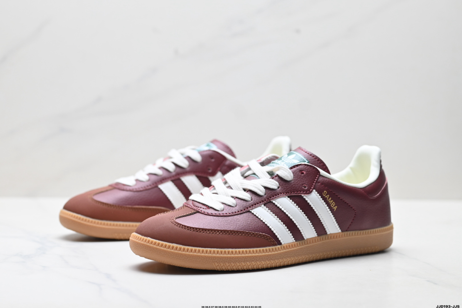 Adidas Originals Sambae 厚底桑巴舞系列阿迪达斯 三叶草 绅士德训足球风百搭低帮休闲运动板鞋 JR0892