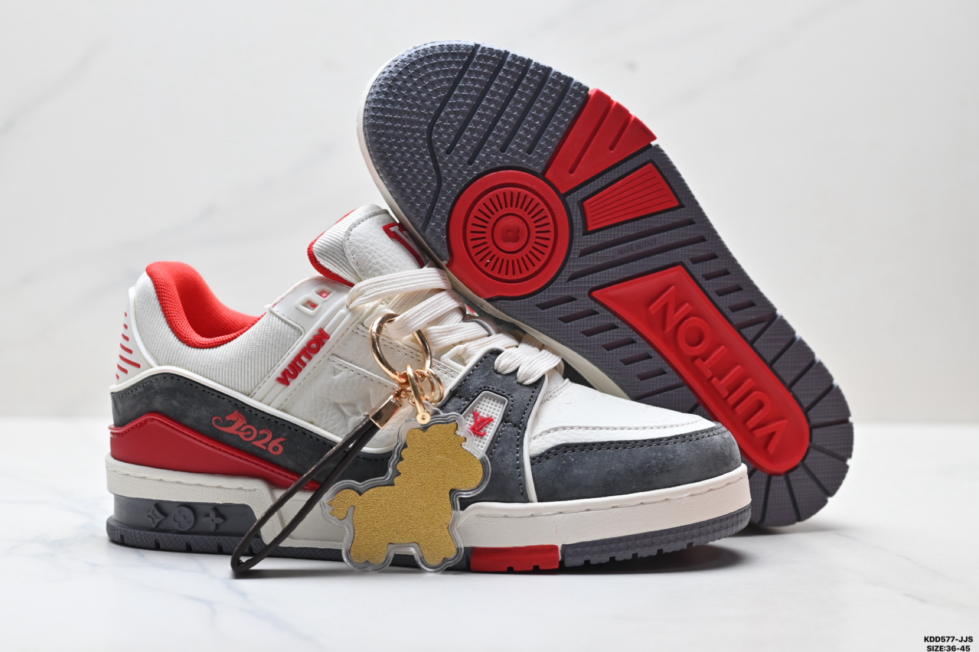 490 纯原马年限定中国红礼盒Louis vuitton Trainer Sneaker Low 路易威登 休闲运动文化百搭板鞋-Chinese UA Cheap High Quatity Brand Clothes Bags handbags Sneakers wholesale wholesaler seller from China Factory suppliers Fashion Clothing Shoes best Quality Beautiful Price 490 纯原马年限定中国红礼盒Louis vuitton Trainer Sneaker Low 路易威登 休闲运动文化百搭板鞋