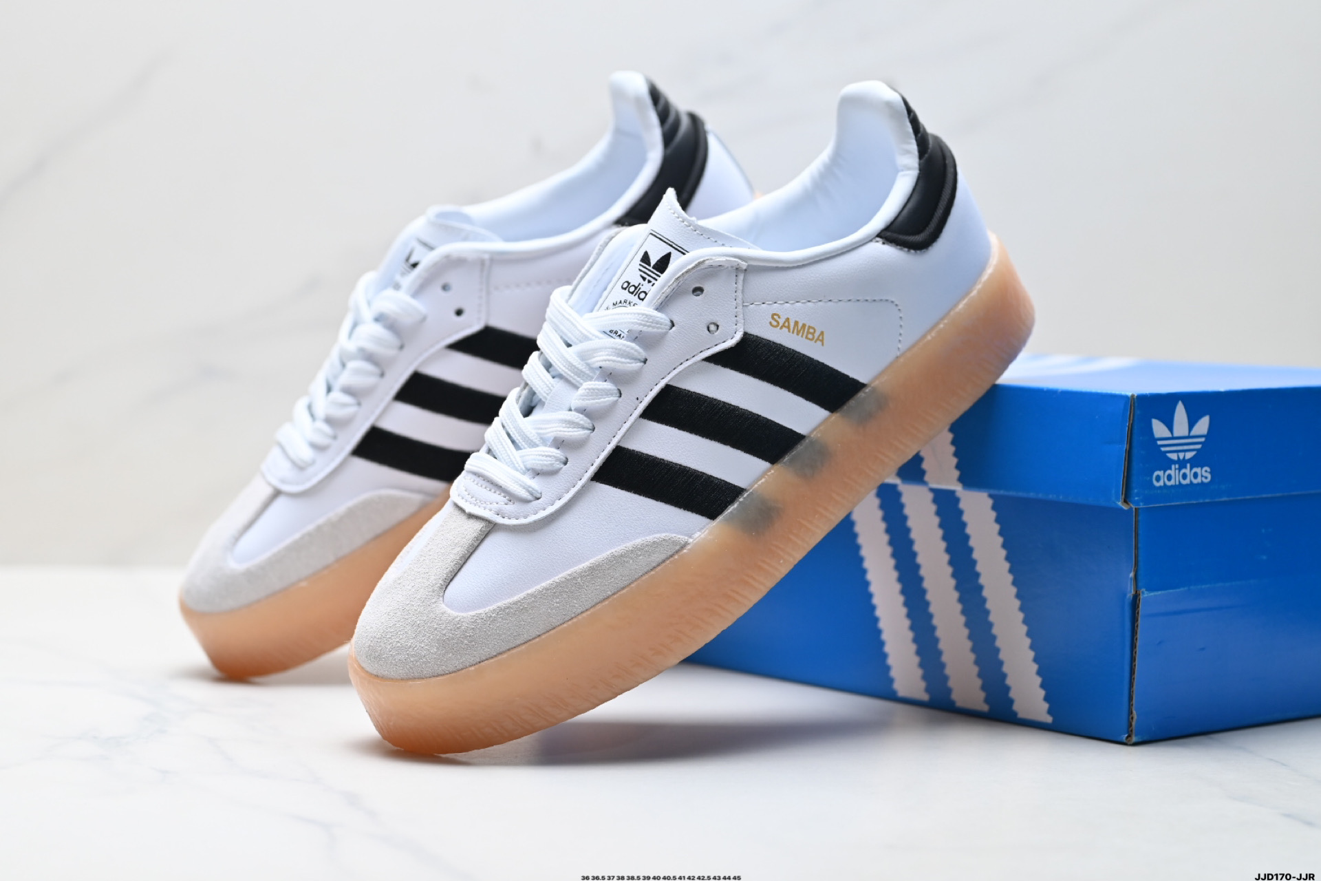 150 Adidas Originals Sambae 厚底 桑巴舞系列阿迪达斯 三叶草 绅士德训足球风百搭低帮休闲运动板鞋 JH8835