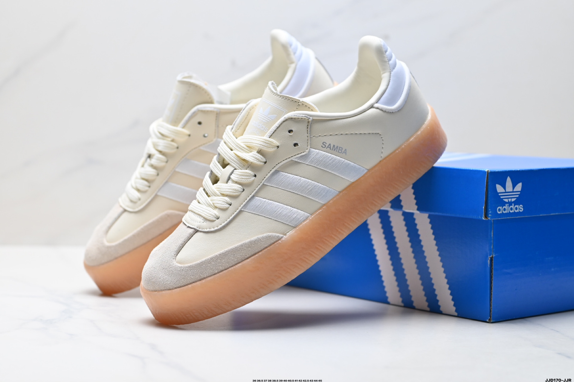 150 Adidas Originals Sambae 厚底 桑巴舞系列阿迪达斯 三叶草 绅士德训足球风百搭低帮休闲运动板鞋 JH8835