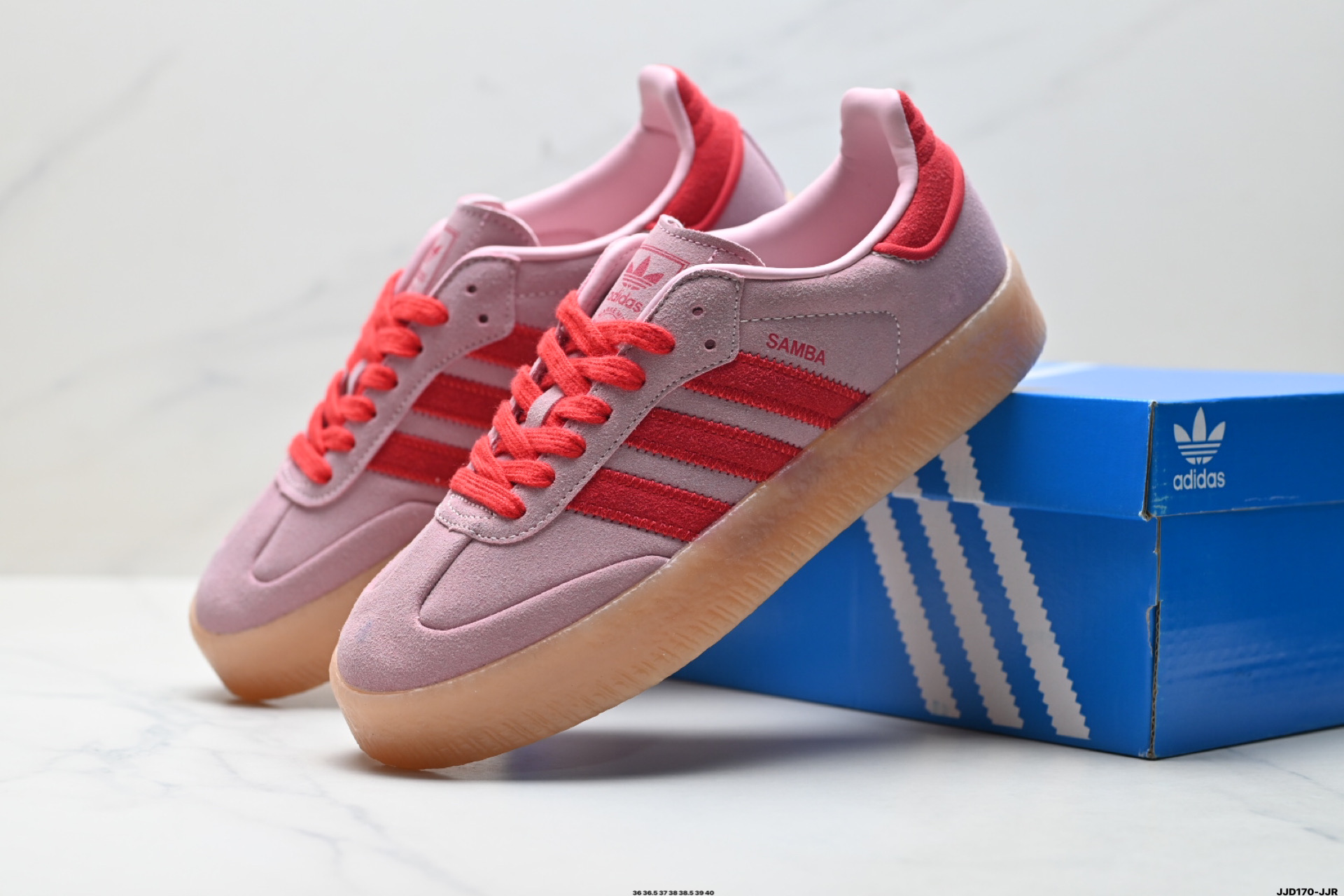 150 Adidas Originals Sambae 厚底 桑巴舞系列阿迪达斯 三叶草 绅士德训足球风百搭低帮休闲运动板鞋 JH8835