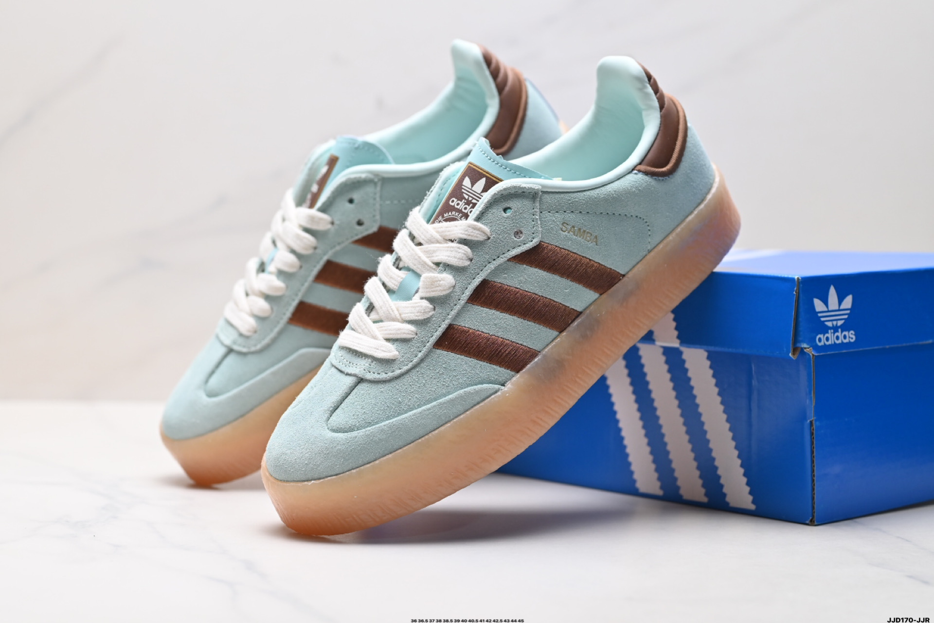 150 Adidas Originals Sambae 厚底 桑巴舞系列阿迪达斯 三叶草 绅士德训足球风百搭低帮休闲运动板鞋 JH8835