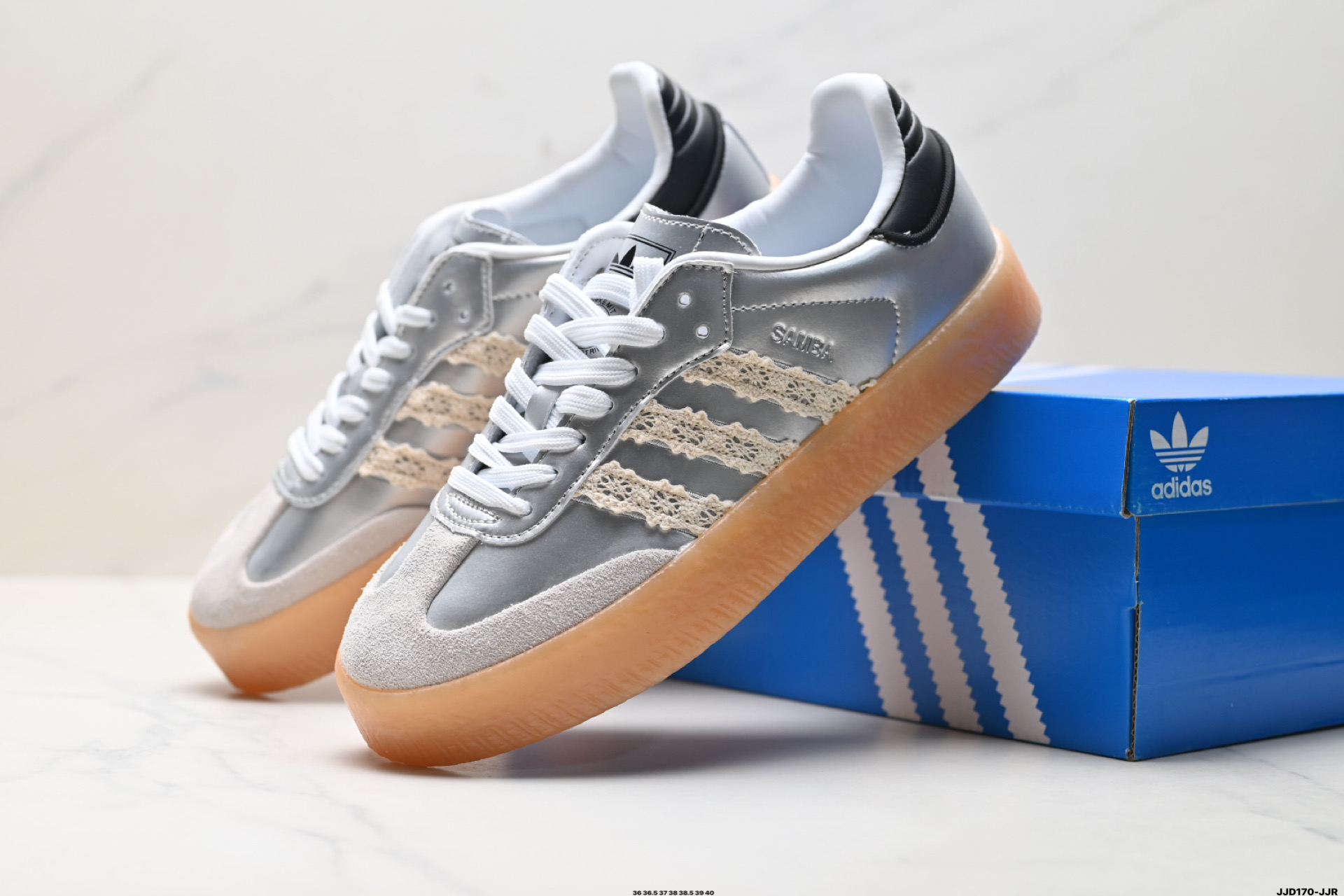 150 Adidas Originals Sambae 厚底 桑巴舞系列阿迪达斯 三叶草 绅士德训足球风百搭低帮休闲运动板鞋 JH8835