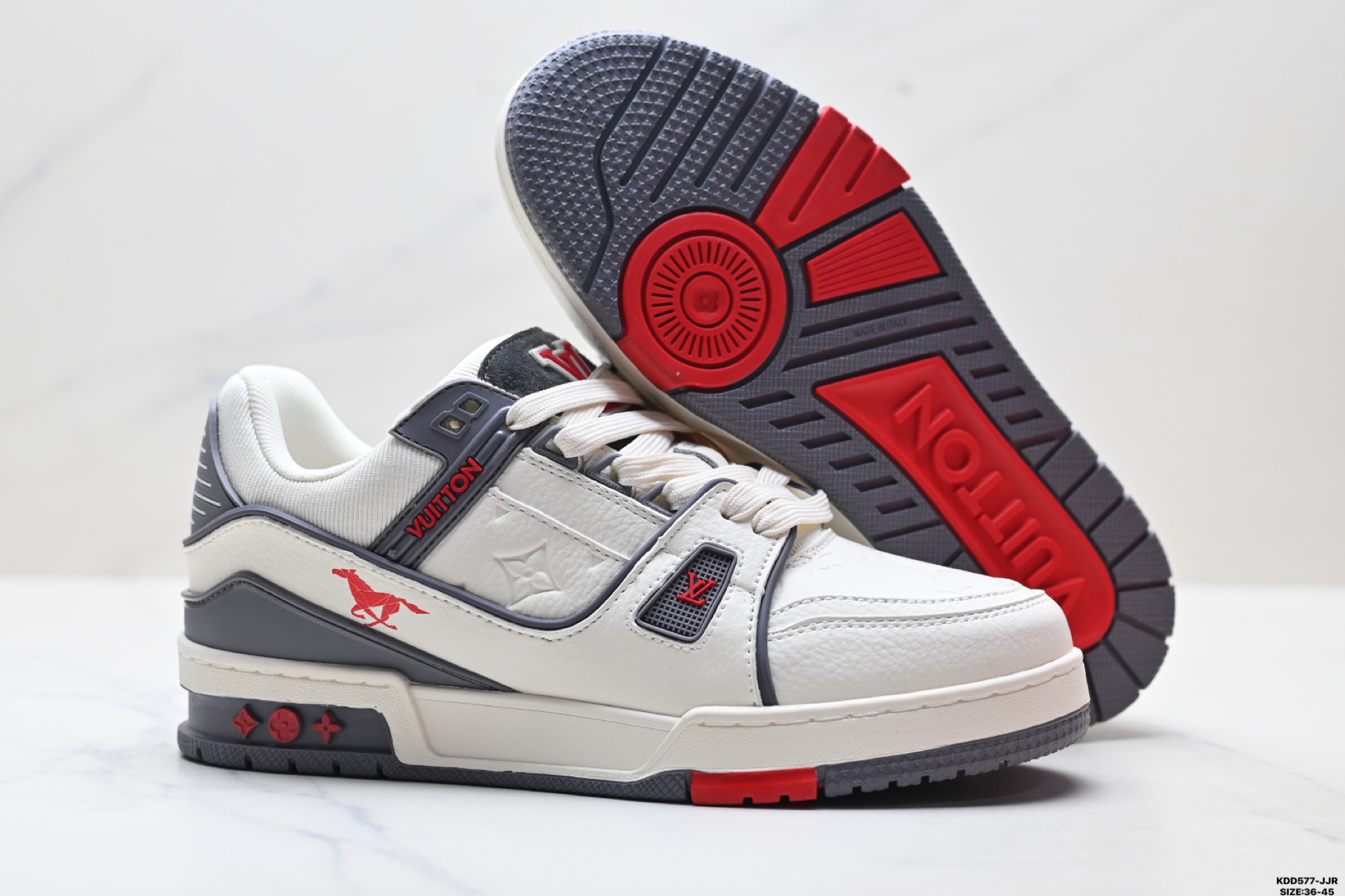 490 纯原马年限定中国红礼盒Louis vuitton Trainer Sneaker Low 路易威登 休闲运动文化百搭板鞋-Chinese UA Cheap High Quatity Brand Clothes Bags handbags Sneakers wholesale wholesaler seller from China Factory suppliers Fashion Clothing Shoes best Quality Beautiful Price 490 纯原马年限定中国红礼盒Louis vuitton Trainer Sneaker Low 路易威登 休闲运动文化百搭板鞋