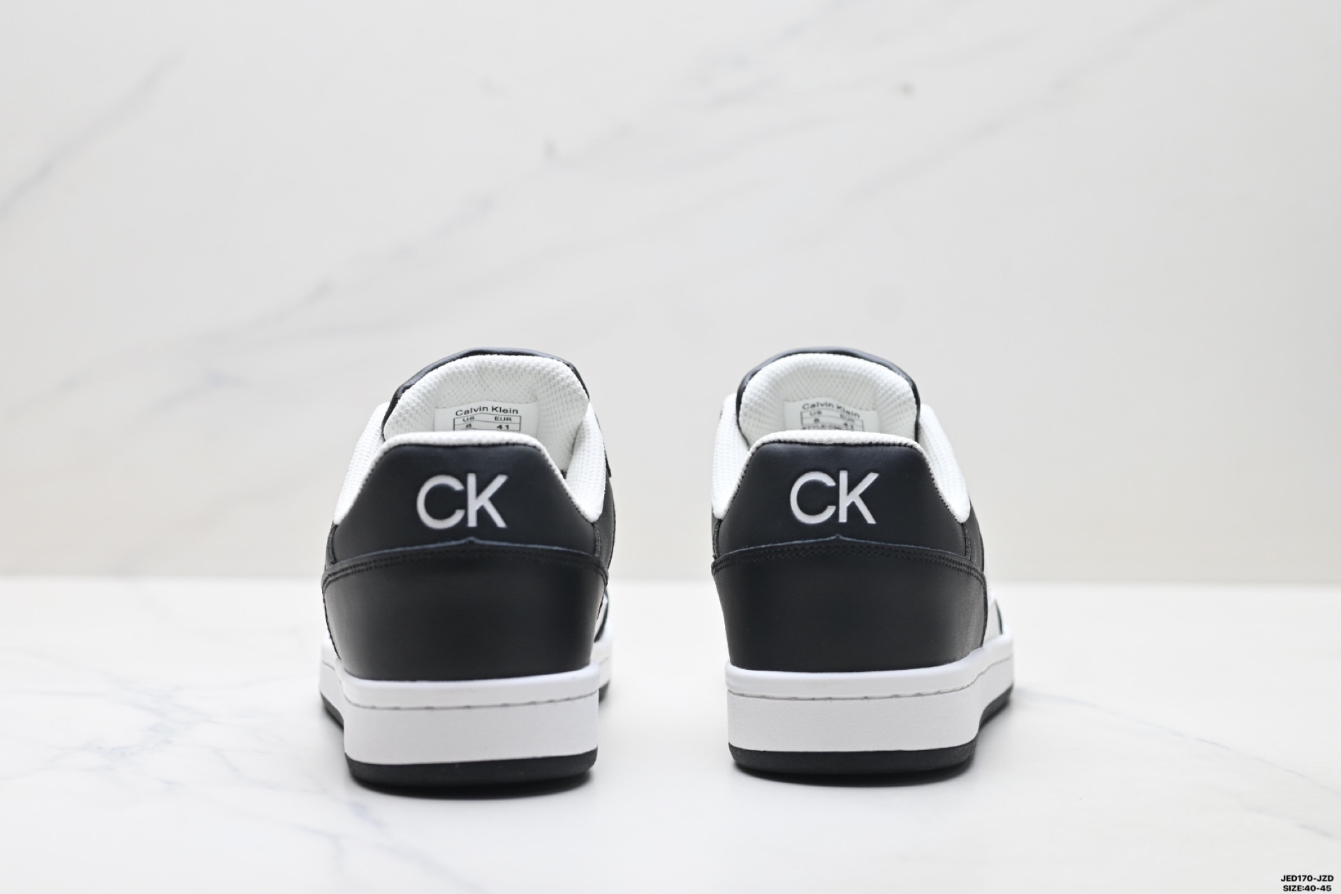 CKJ CALVIN KLEIN JEANS 系带圆头 低帮 生活休闲鞋