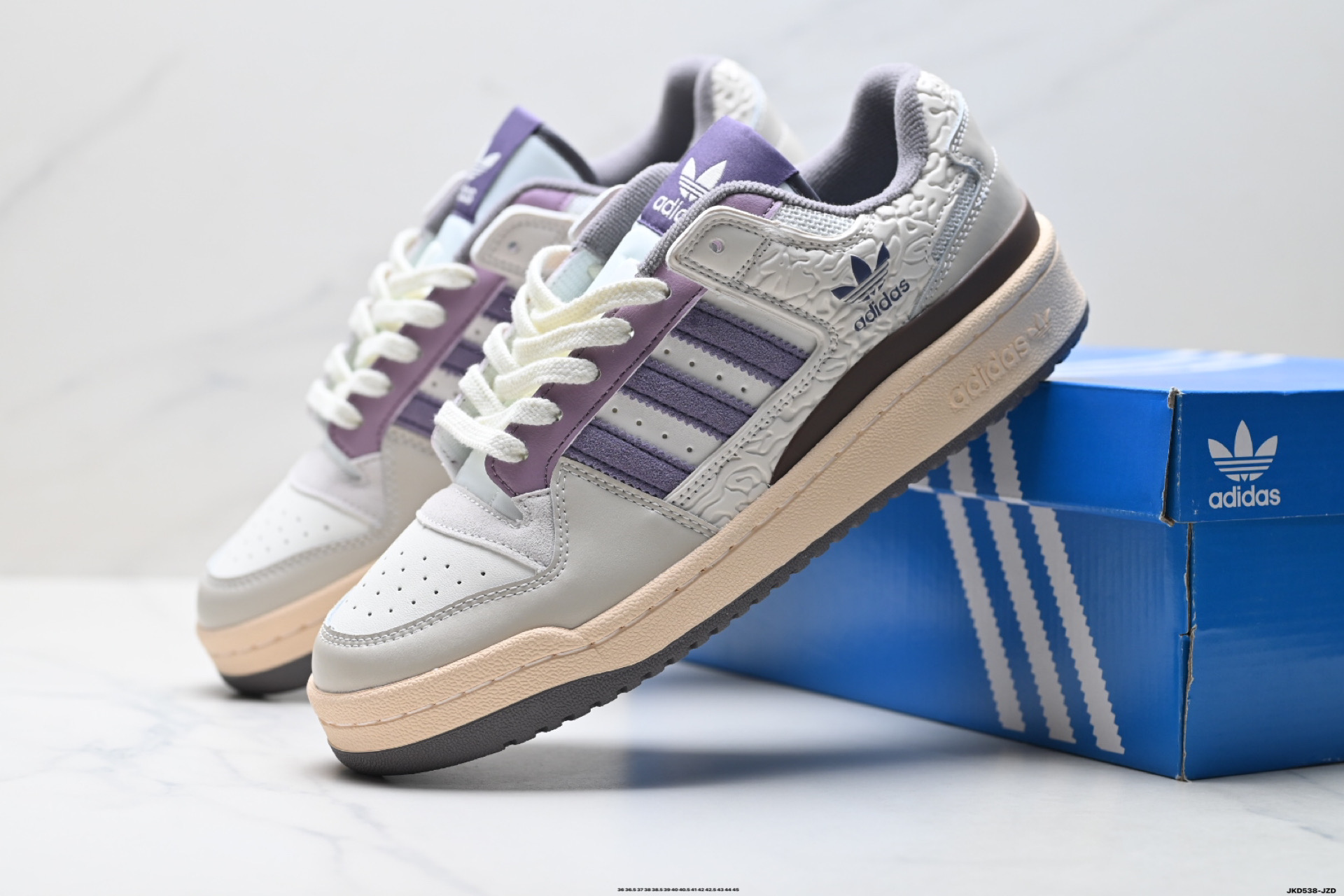 Adidas Forum Low CL 阿迪达斯 低帮百搭潮流休闲运动板鞋 JQ6735