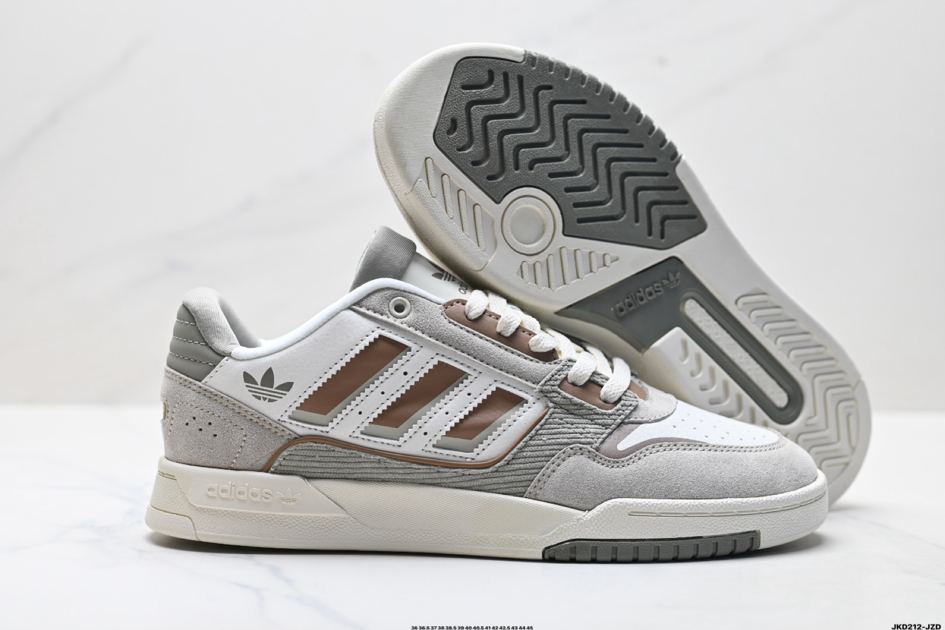 Adidas Originals Drop Step 42 Low 2 阿迪达斯 皮革系带 防滑耐磨 低帮板鞋 IG4332