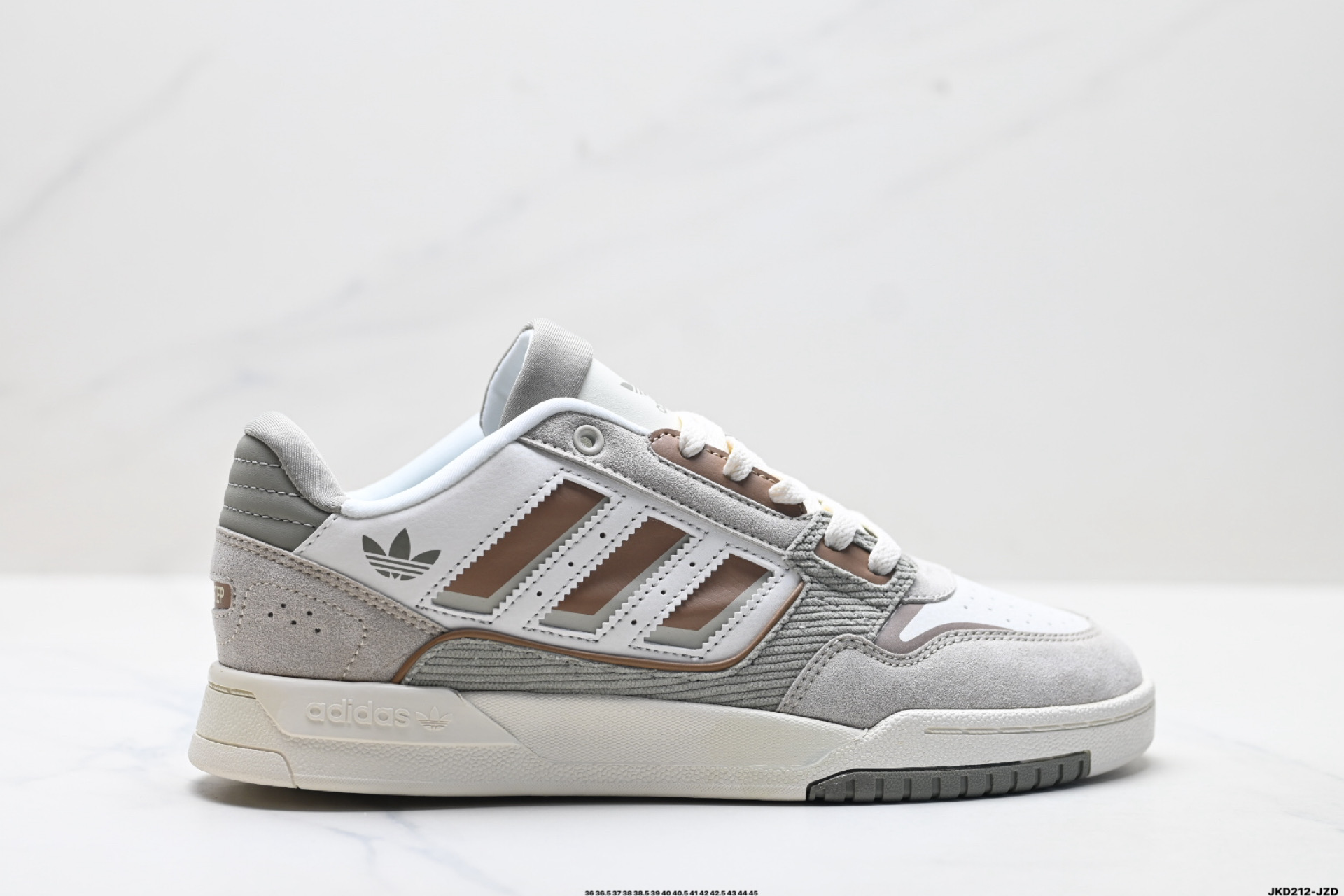 Adidas Originals Drop Step 42 Low 2 阿迪达斯 皮革系带 防滑耐磨 低帮板鞋 IG4332