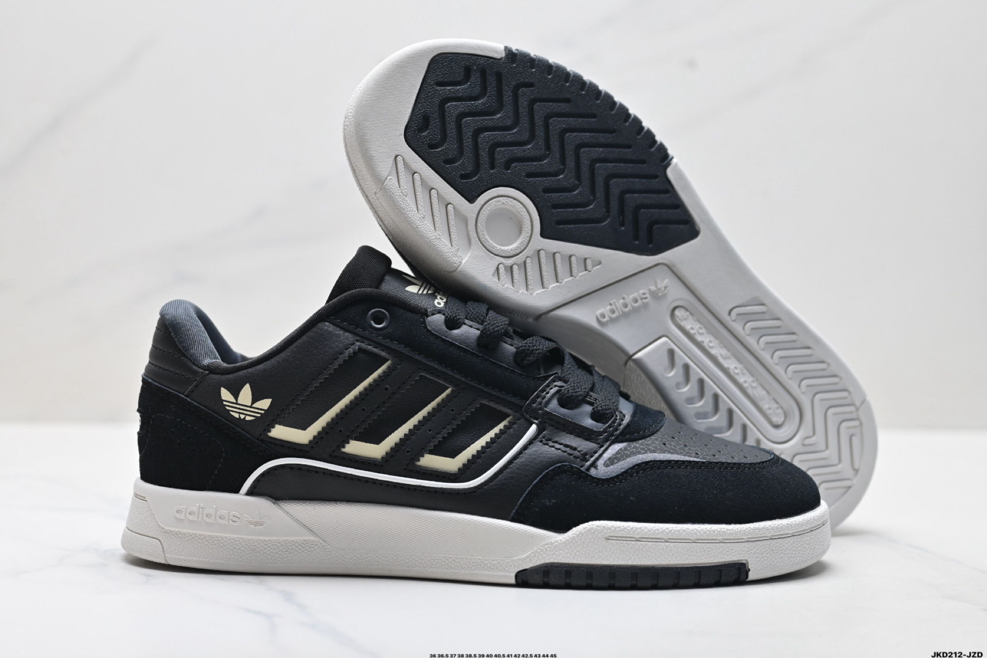 Adidas Originals Drop Step 42 Low 2 阿迪达斯 皮革系带 防滑耐磨 低帮板鞋 IG4332