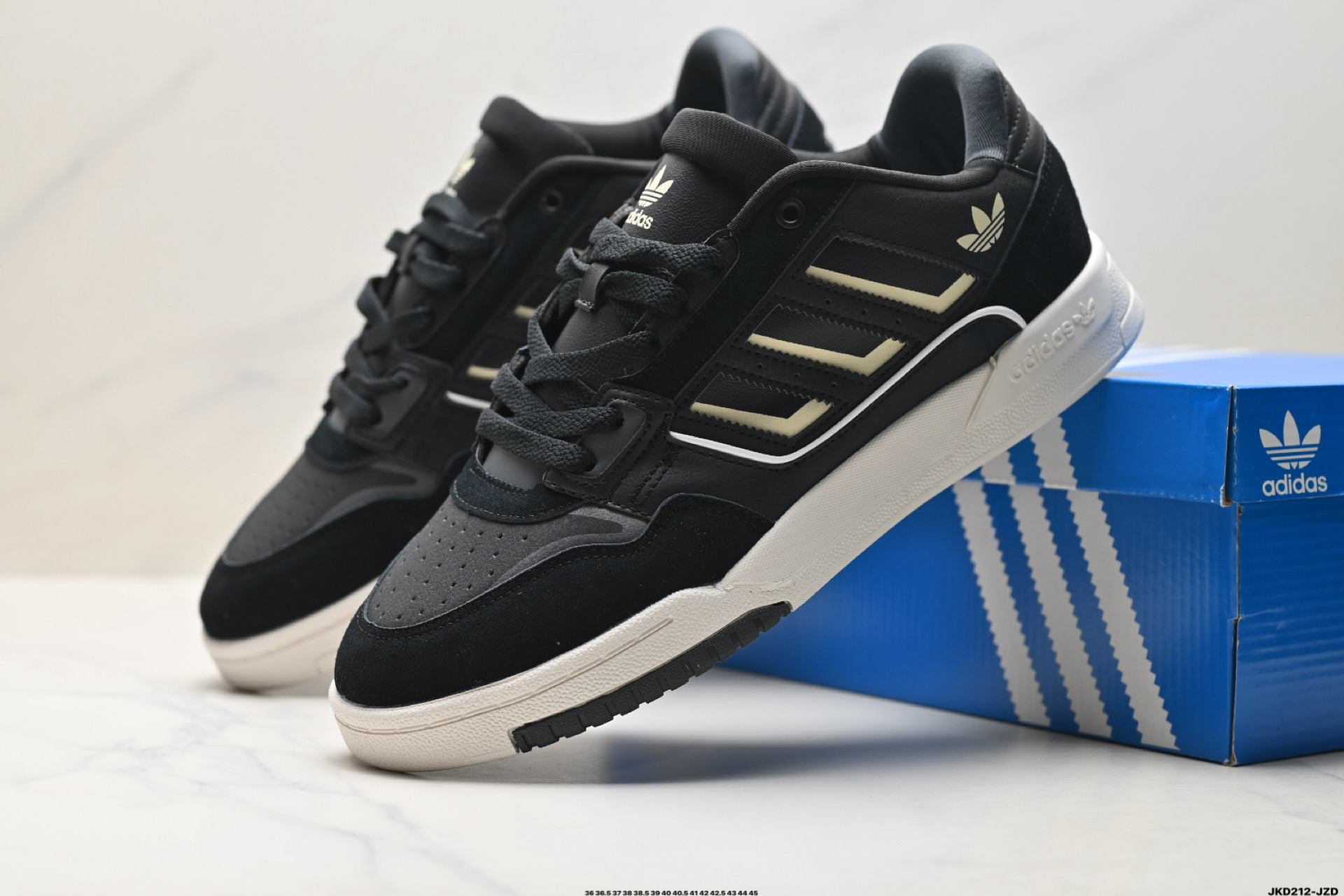 Adidas Originals Drop Step 42 Low 2 阿迪达斯 皮革系带 防滑耐磨 低帮板鞋 IG4332