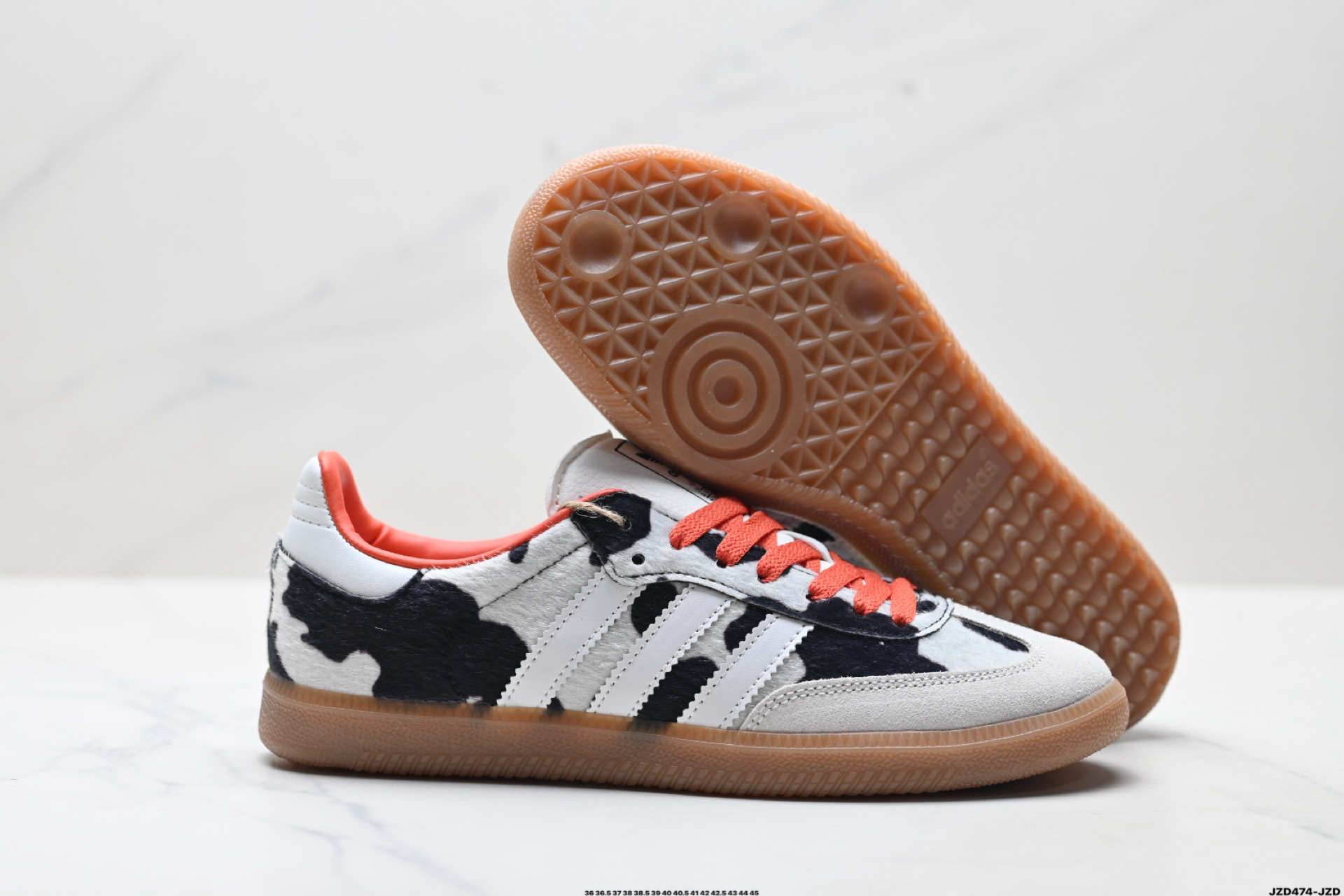 Adidas Originals Wb Pony Tonal Samba 阿迪达斯 桑巴舞系列绅士德训足球风百搭低帮休闲运动板鞋 KI6956