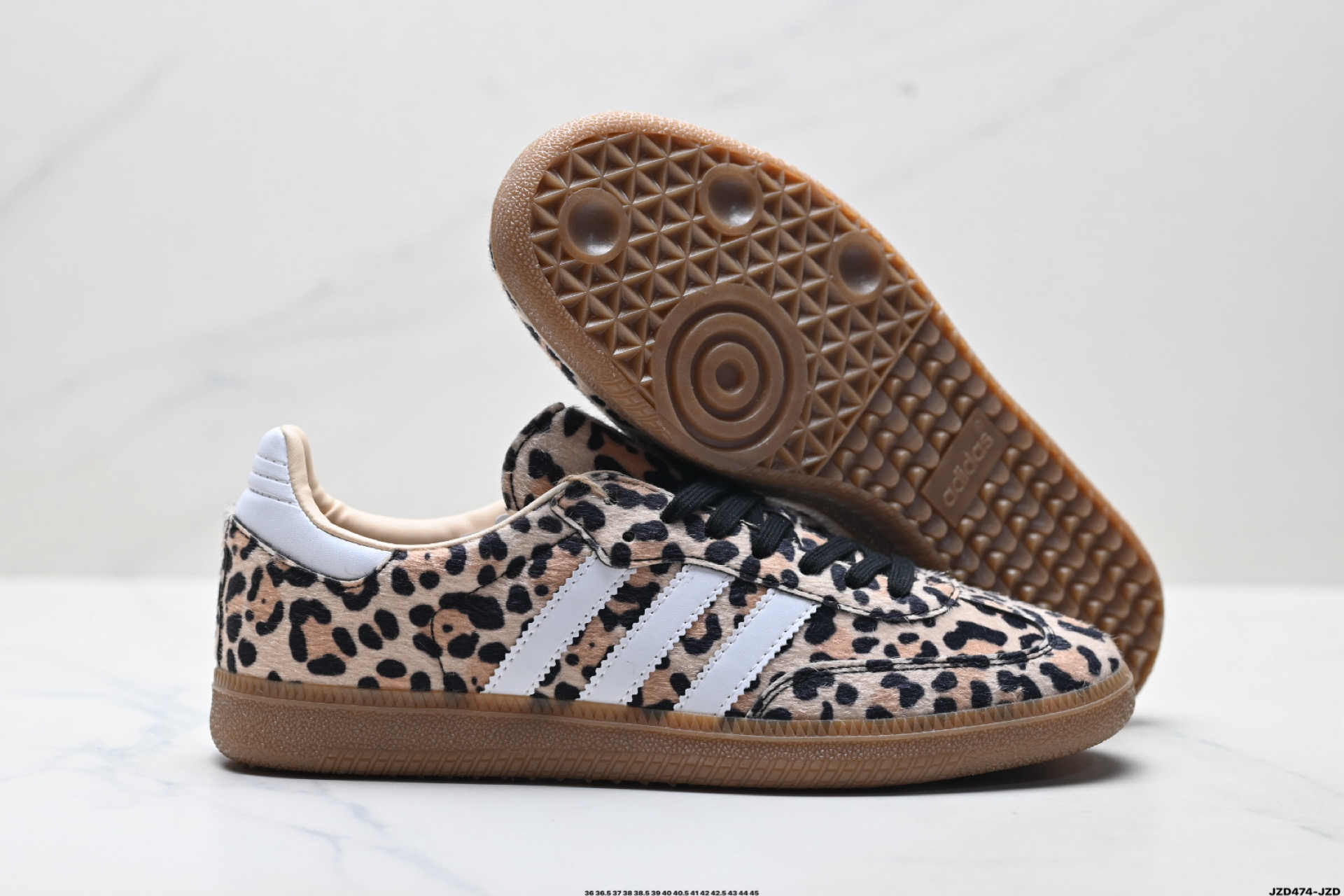 Adidas Originals Wb Pony Tonal Samba 阿迪达斯 桑巴舞系列绅士德训足球风百搭低帮休闲运动板鞋 KI6956