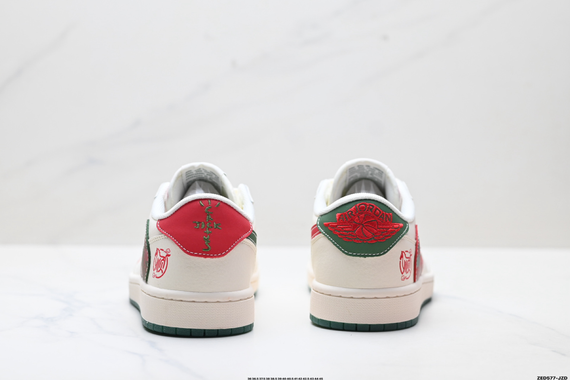 Nike Air Jordan 1 x Travis Scott AJ1倒勾 乔一倒钩 ‘DIY’定制 耐克 低帮文化篮球鞋 SD6868-118