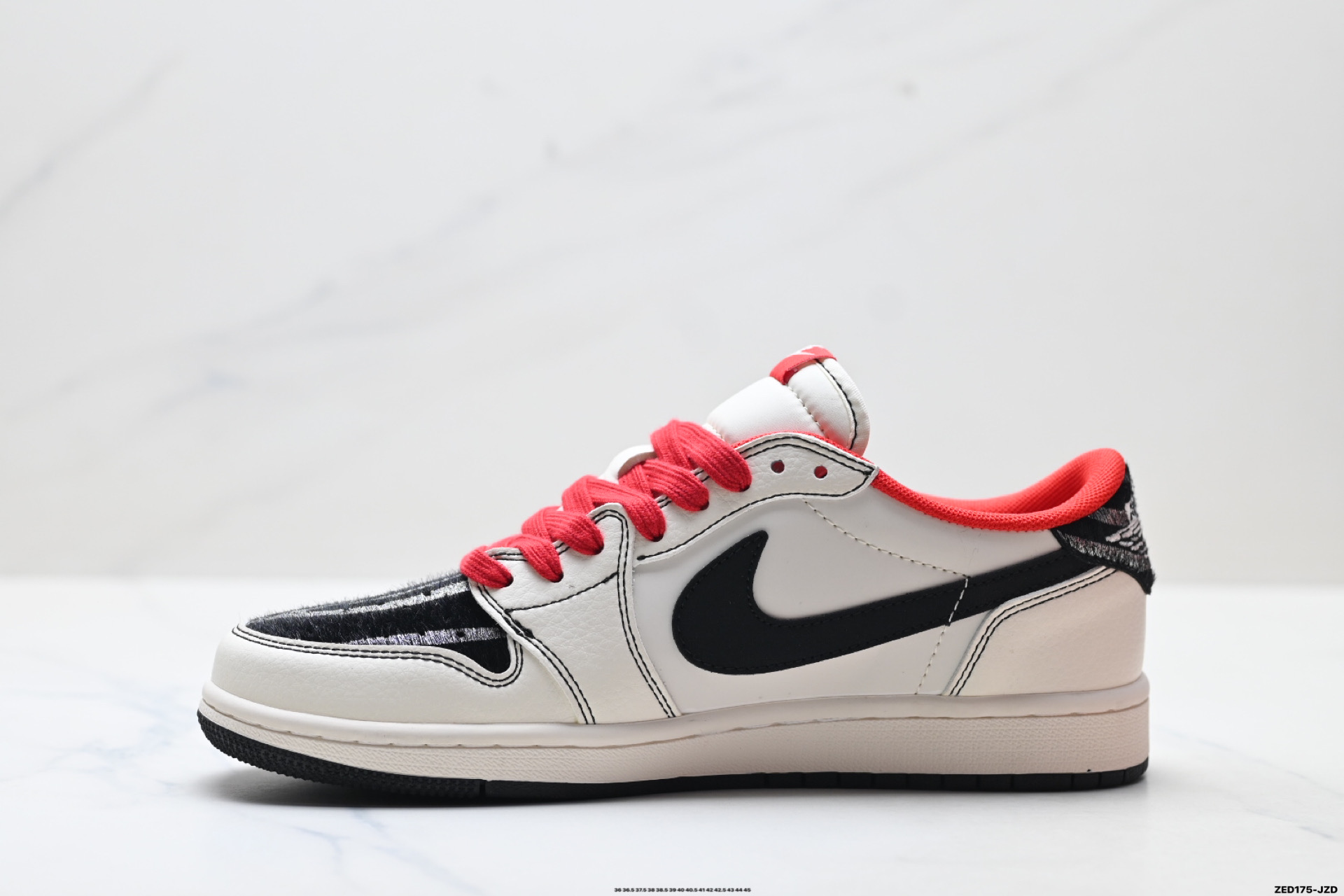 Nike Air Jordan 1 x Travis Scott AJ1倒勾 乔一倒钩 ‘DIY’定制 耐克 低帮文化篮球鞋 JJ2508-103