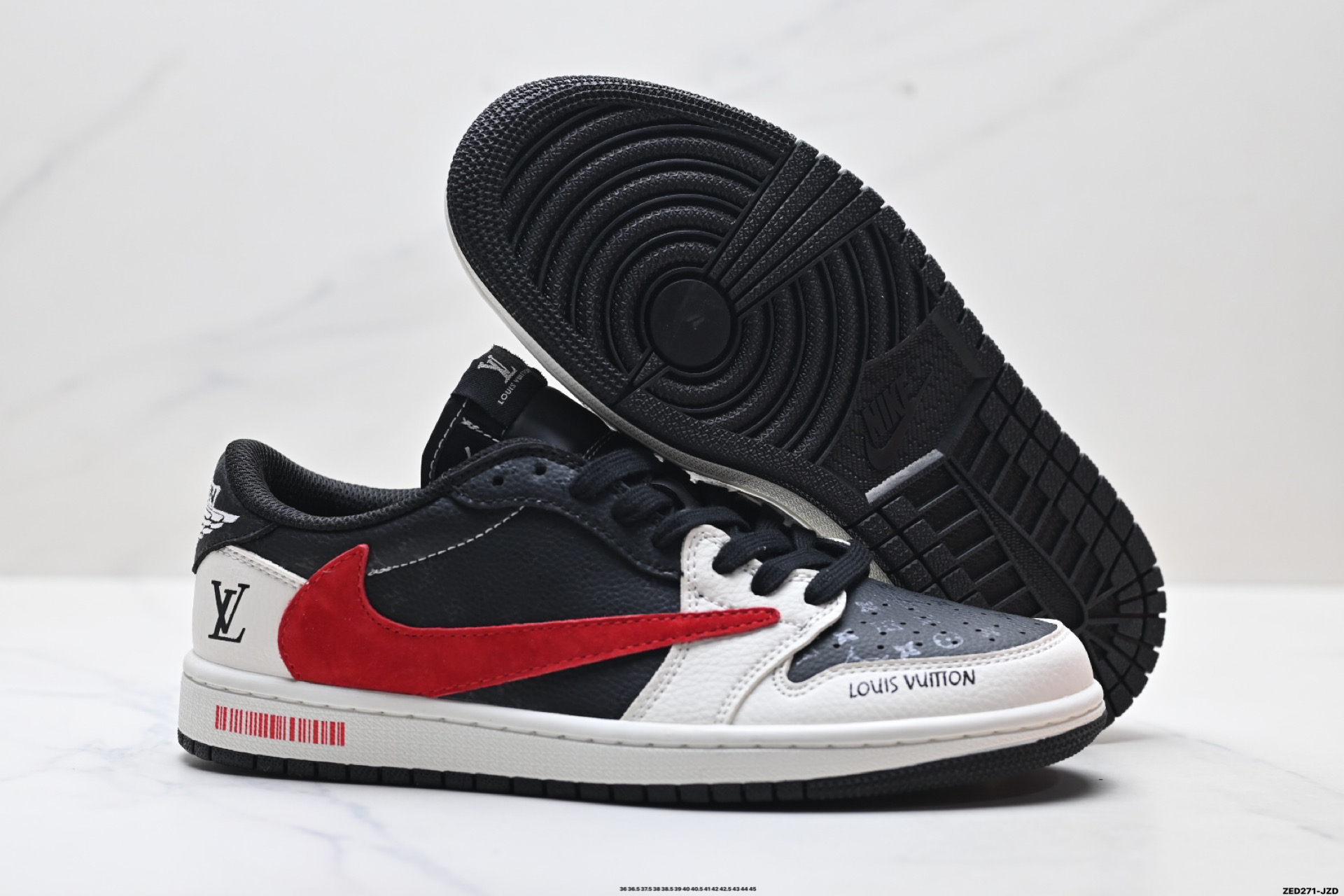 Nike Air Jordan 1 x Travis Scott AJ1倒勾 乔一倒钩 ‘DIY’定制 耐克 低帮文化篮球鞋 DZ2688-116-莆田鞋,莆田鞋货源,高仿鞋,高仿鞋货源,安福档口,莆田高仿鞋,莆田鞋批发,高仿鞋批发,莆田高仿运动鞋,高仿运动鞋,莆田运动鞋 Nike Air Jordan 1 x Travis Scott AJ1倒勾 乔一倒钩 ‘DIY’定制 耐克 低帮文化篮球鞋 DZ2688-116