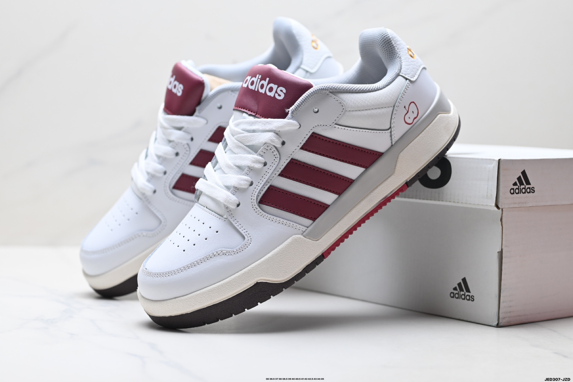 Adidas Originals Entrap ‘DIY’定制 阿迪达斯 复古舒适 耐磨 低帮 板鞋 FW3462