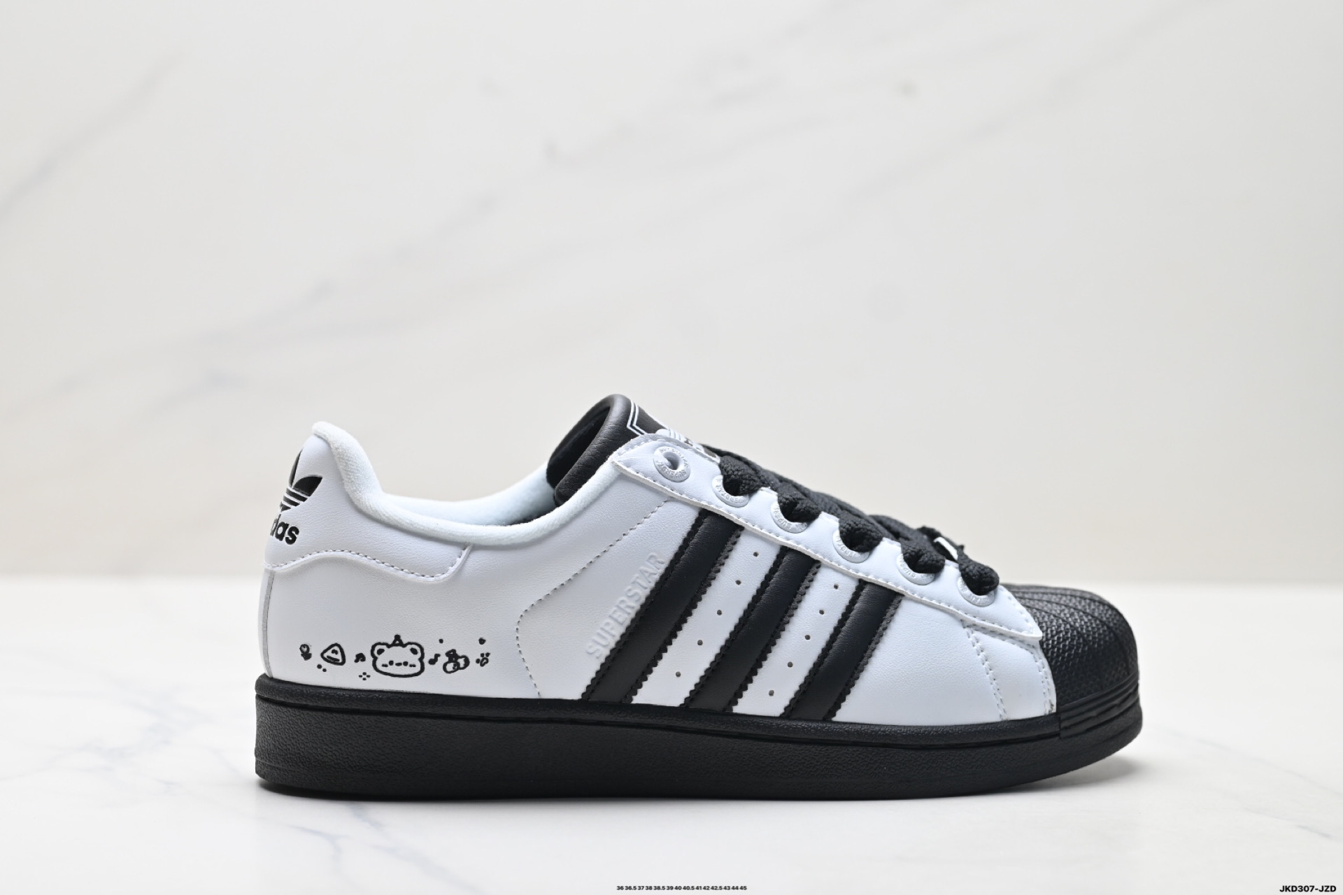 Adidas Originals Superstar 贝壳头‘DIY’定制系列 阿迪达斯 低帮经典百搭休闲运动板鞋 JI0124