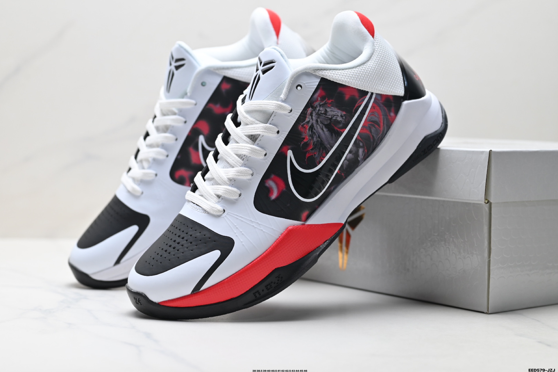 纯原Nike Zoom Kobe VI 马年限定 CNY新年款 耐克 科比6代系列 低帮复刻实战运动低帮文化篮球鞋 CW2190-013