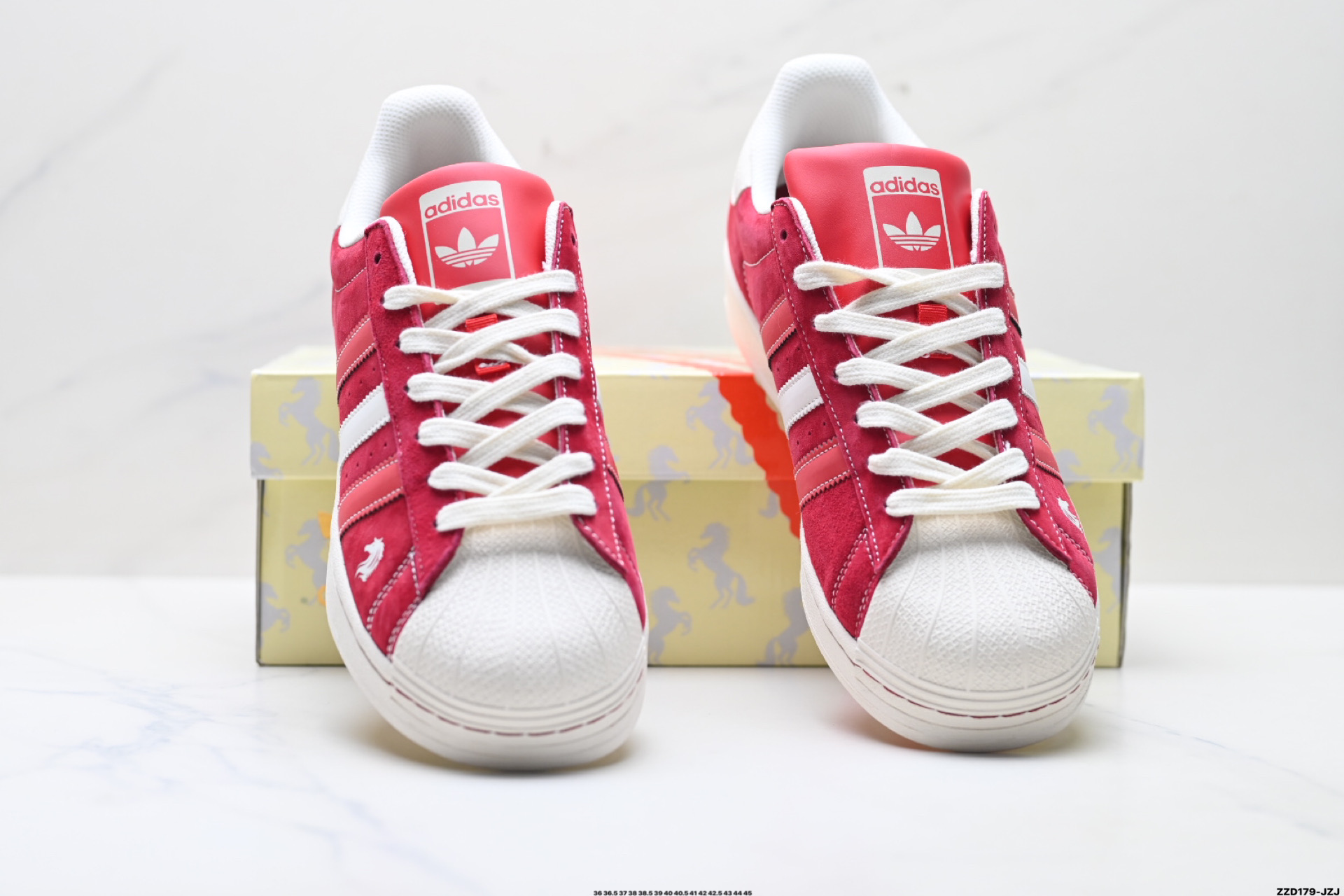Adidas Originals Superstar 阿迪达斯 三叶草 马年限定 贝壳头’DIY’系列低帮经典百搭休闲运动板鞋 JY8926