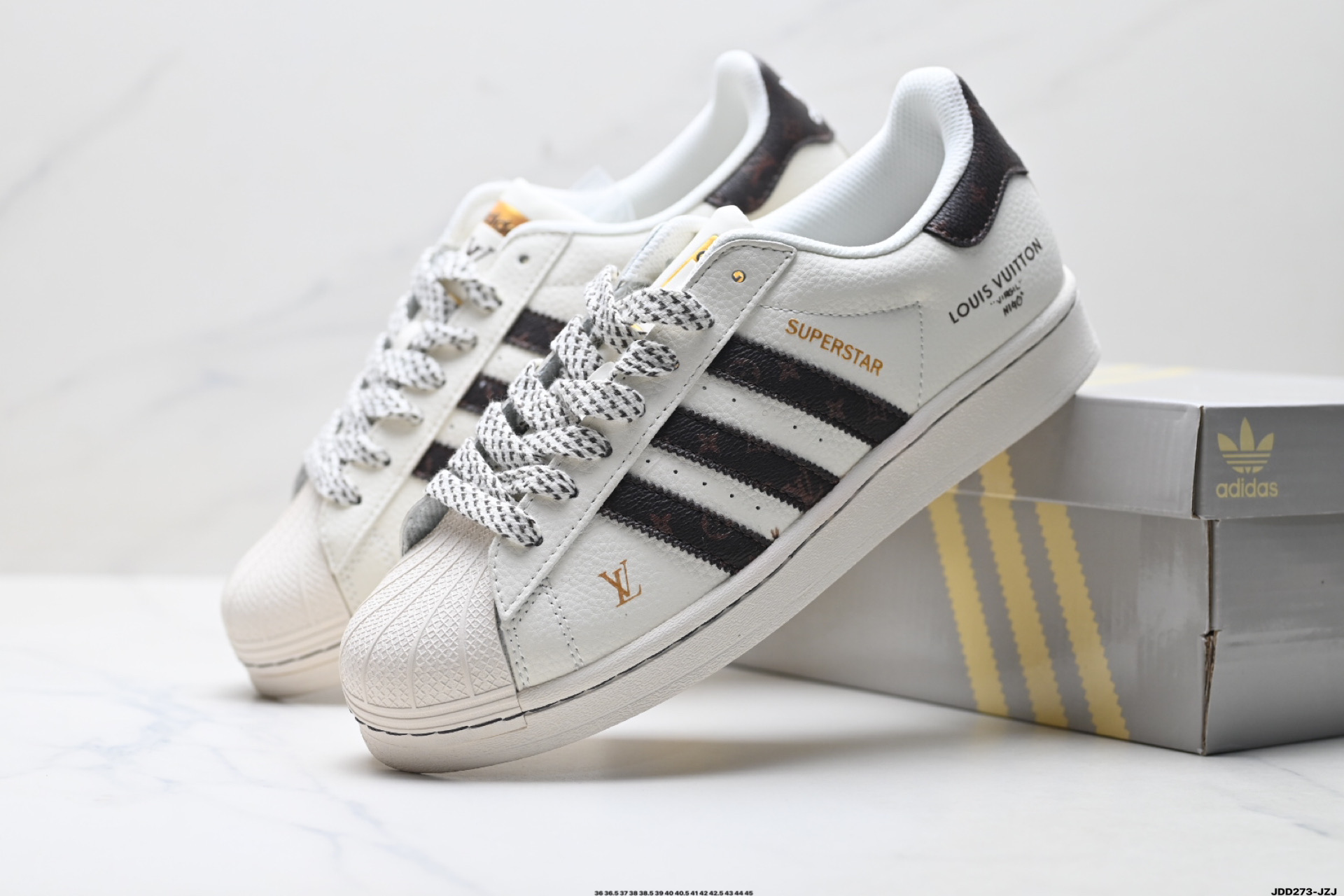 Adidas Originals Superstar 阿迪达斯 三叶草 贝壳头’DIY’系列低帮经典百搭休闲运动板鞋 SD6803
