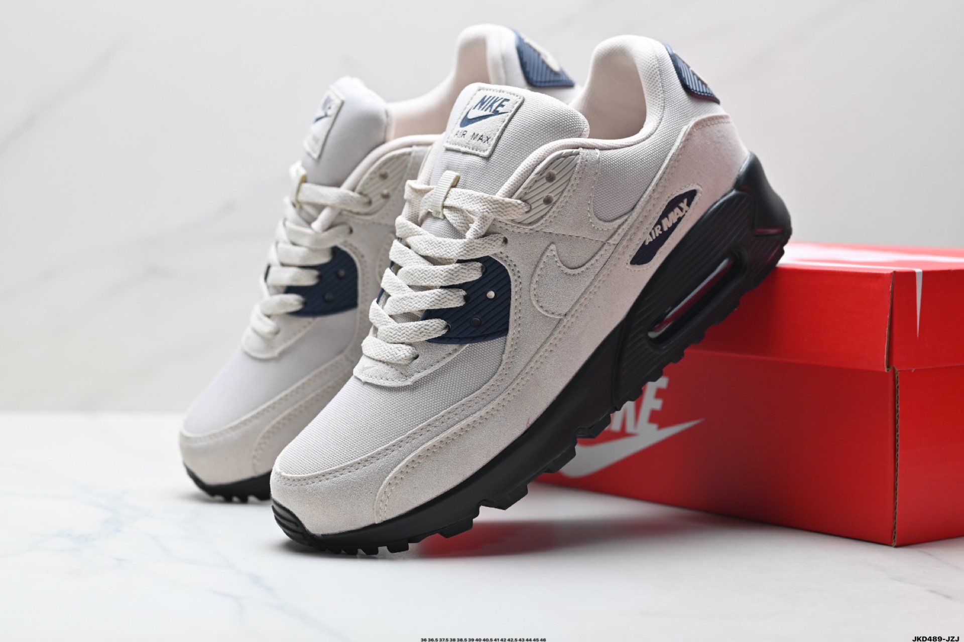 Nike Air 90 初代复古气垫百搭休闲运动慢跑鞋 CW4070-100