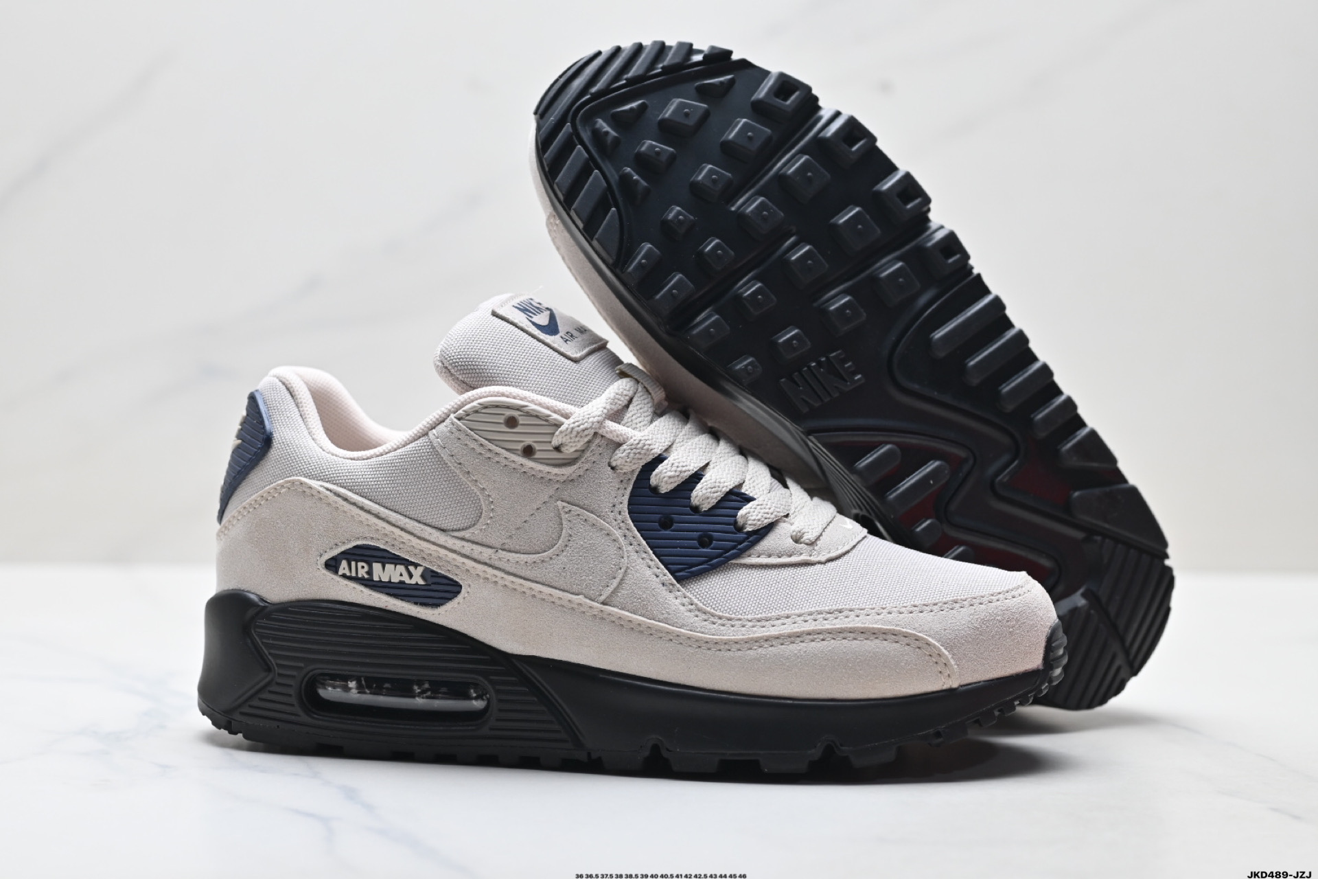 Nike Air 90 初代复古气垫百搭休闲运动慢跑鞋 CW4070-100