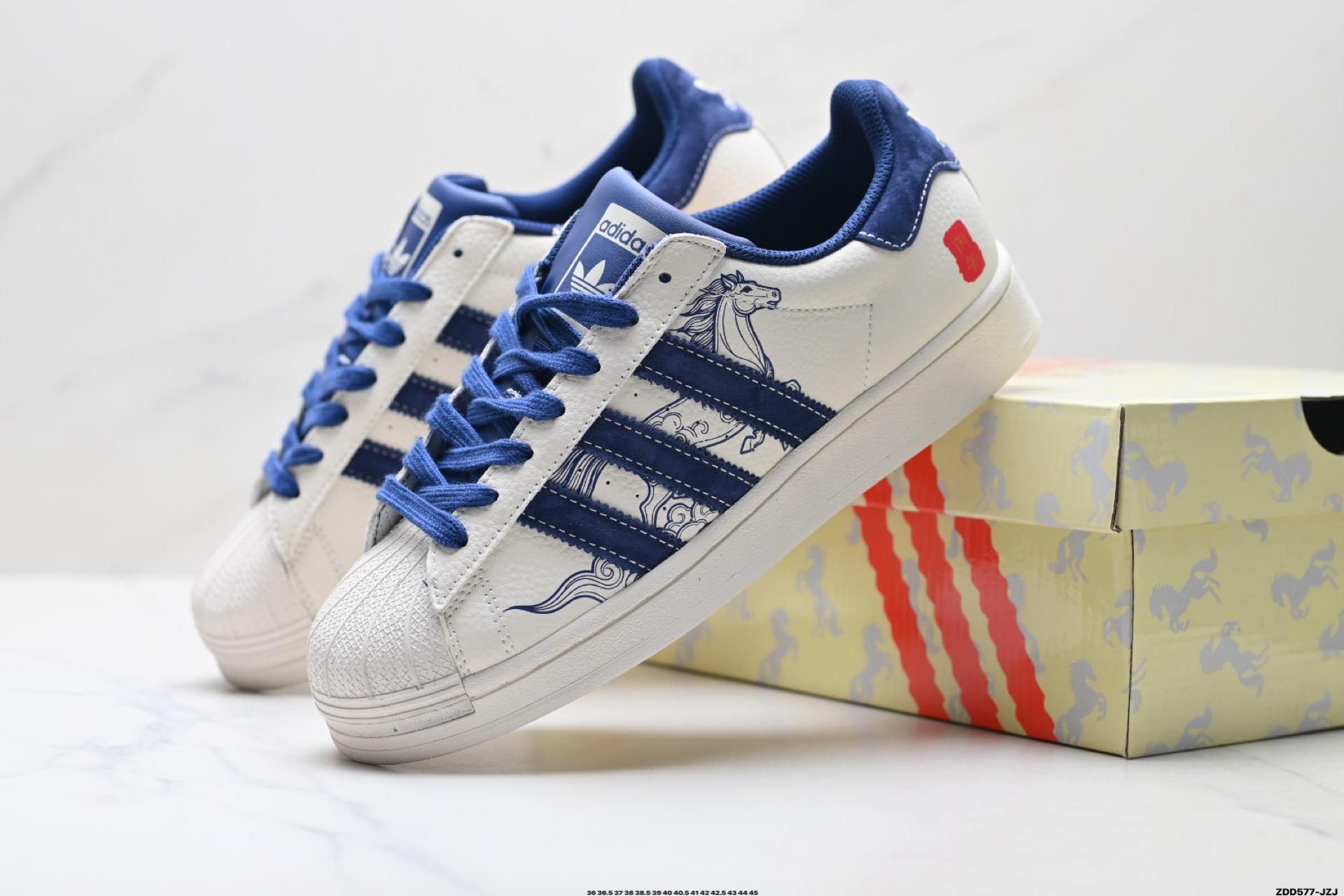 Adidas Originals Superstar 阿迪达斯 三叶草 贝壳头’DIY’系列低帮经典百搭休闲运动板鞋 SD6827