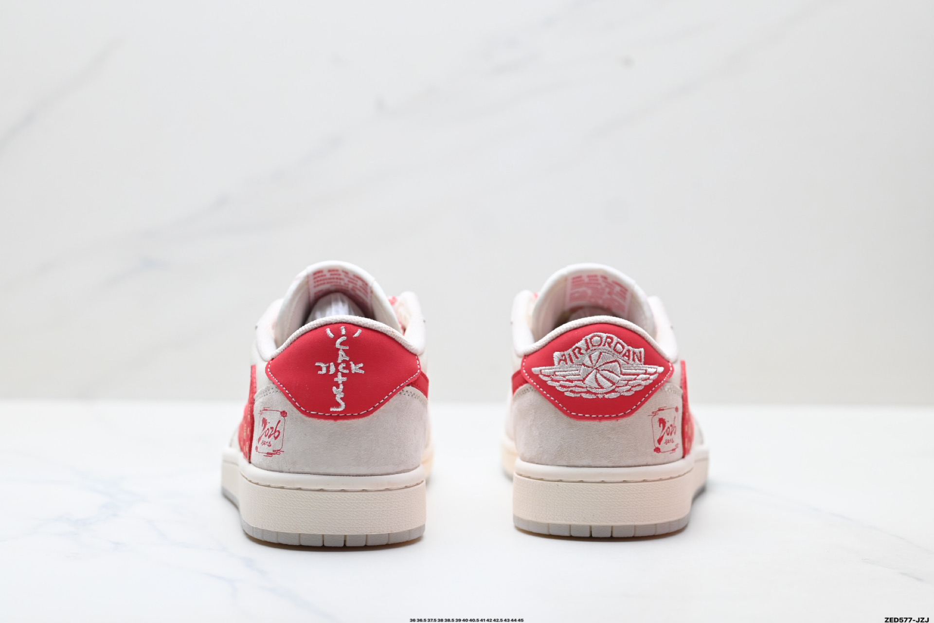 Nike Air Jordan 1 x Travis Scott AJ1倒勾 乔一倒钩 ‘DIY’定制 耐克 低帮文化篮球鞋 JY6988-121