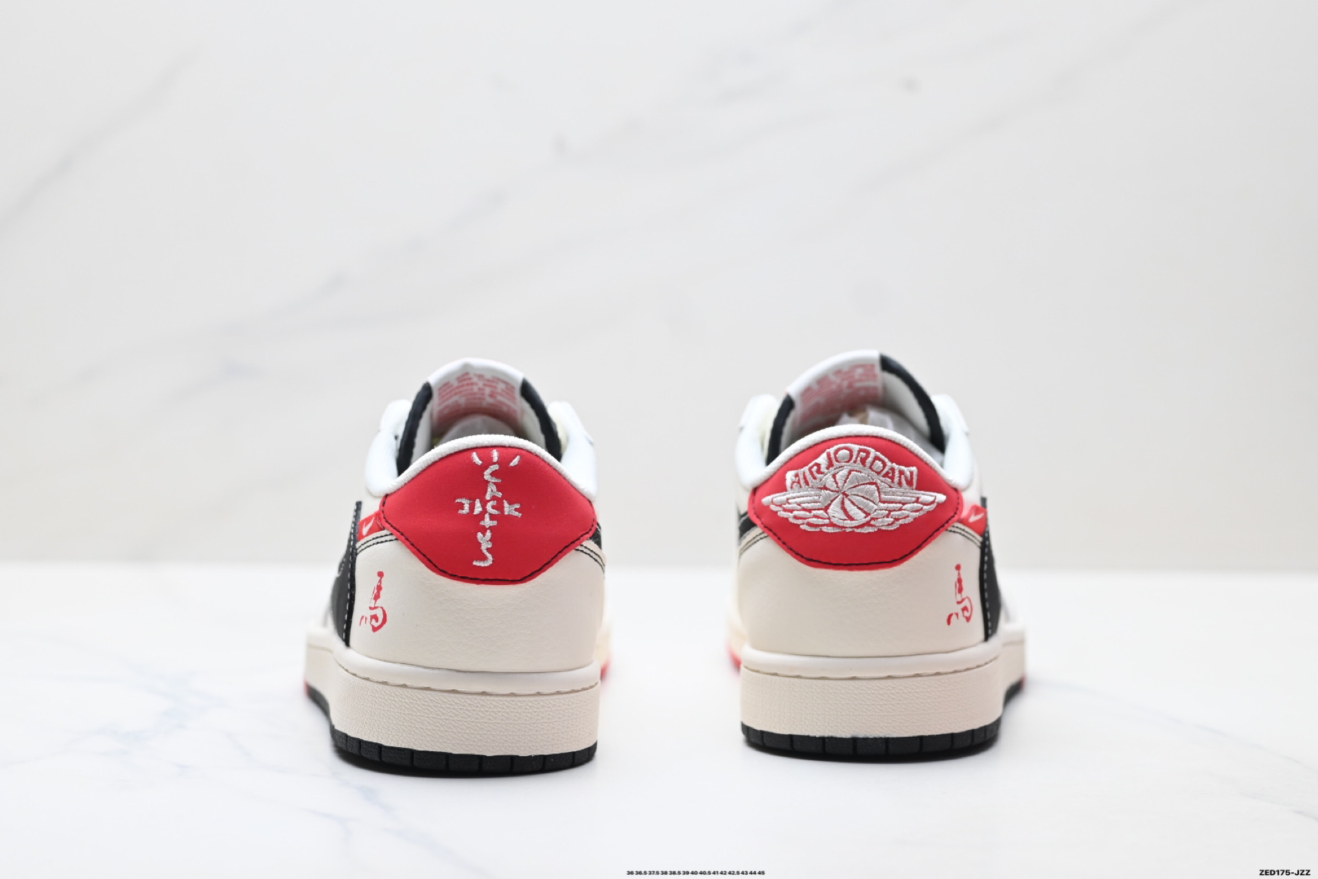 Nike Air Jordan 1 x Travis Scott AJ1倒勾 乔一倒钩 ‘DIY’定制 耐克 低帮文化篮球鞋 CX5050-Y70