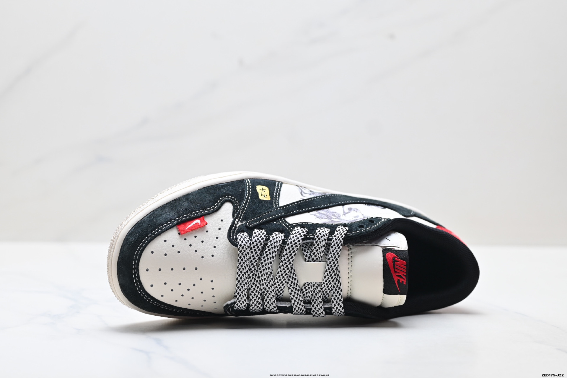 Nike Air Jordan 1 x Travis Scott AJ1倒勾 乔一倒钩 ‘DIY’定制 耐克 低帮文化篮球鞋 CX5050-Y69