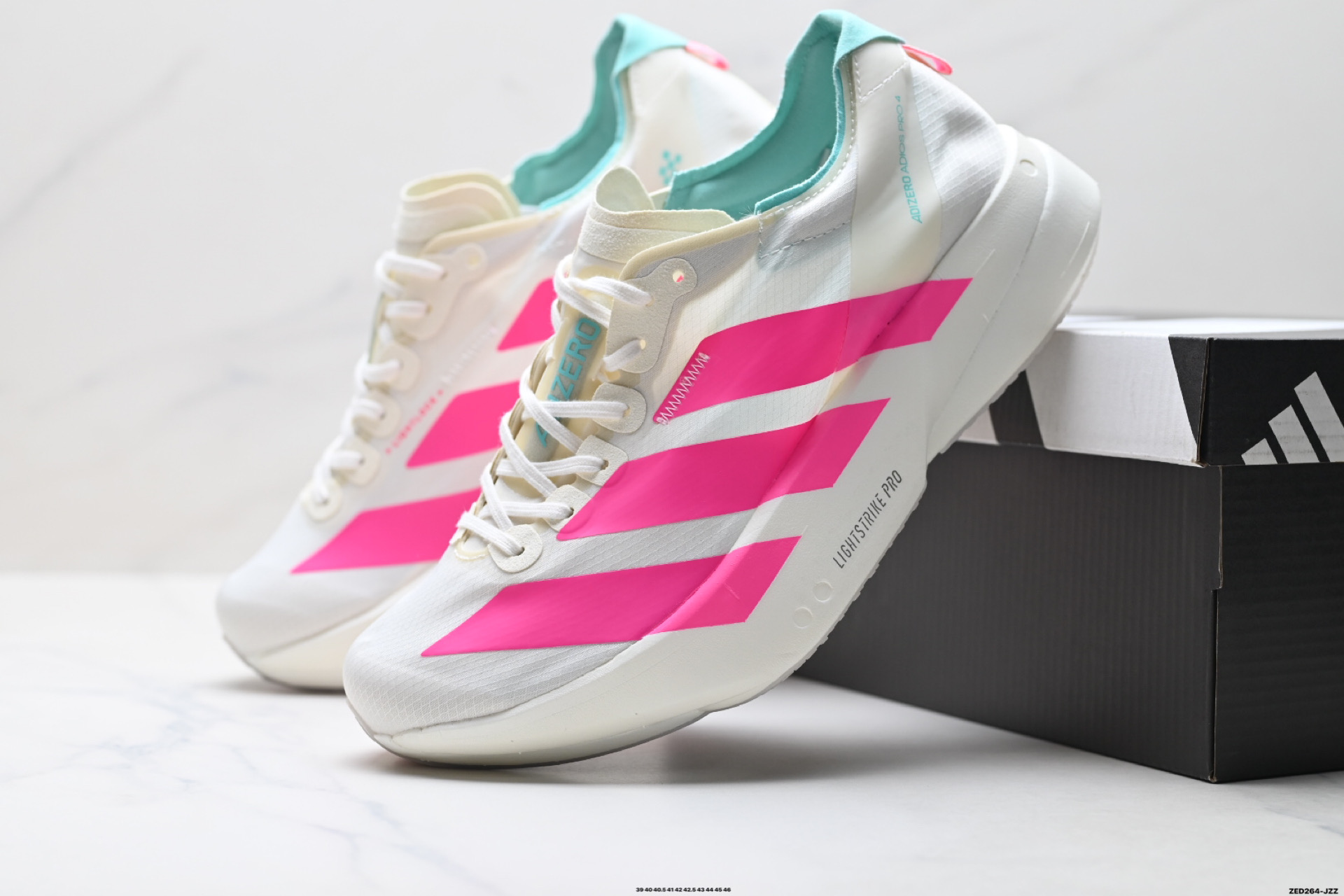 Adidas Adizero Adios Pro 4 阿迪达斯 舒适百搭防滑耐磨 低帮 休闲跑步鞋 KJ3873