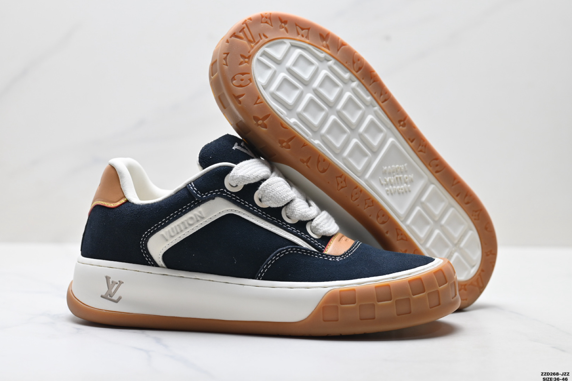 Louis Vuitton Tilted 绒面小牛皮 路易威登 休闲运动文化百搭板鞋-莆田鞋,莆田鞋货源,高仿鞋,高仿鞋货源,安福档口,莆田高仿鞋,莆田鞋批发,高仿鞋批发,莆田高仿运动鞋,高仿运动鞋,莆田运动鞋 Louis Vuitton Tilted 绒面小牛皮 路易威登 休闲运动文化百搭板鞋