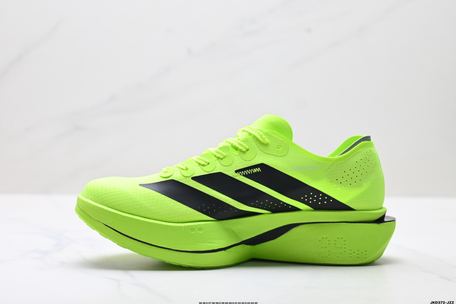 💰180
公司级✅Adidas Adizero Adios 5 阿迪达斯 马拉松飞线贾卡轻质透气休闲运动跑步鞋
采用双层透气网纱 Flywire动态飞线绑缚鞋面材质 内置Zoom小气垫装置 
货号:K18297
尺码:36 36.5 37 38 38.5 39 40 40.5 41 42 42.5 43 44 45
ID:JKD372-JZZ