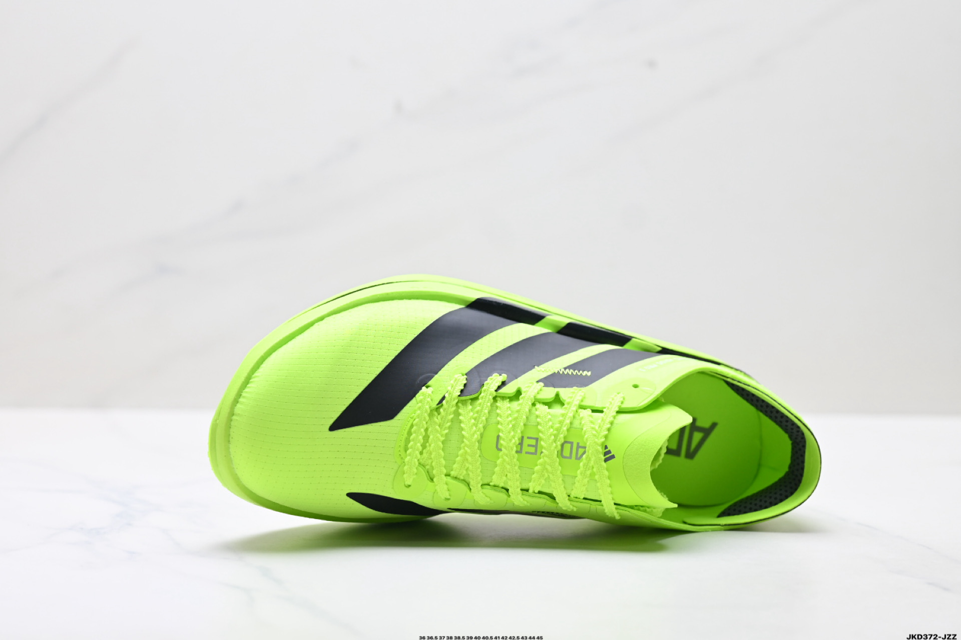 💰180
公司级✅Adidas Adizero Adios 5 阿迪达斯 马拉松飞线贾卡轻质透气休闲运动跑步鞋
采用双层透气网纱 Flywire动态飞线绑缚鞋面材质 内置Zoom小气垫装置 
货号:K18297
尺码:36 36.5 37 38 38.5 39 40 40.5 41 42 42.5 43 44 45
ID:JKD372-JZZ