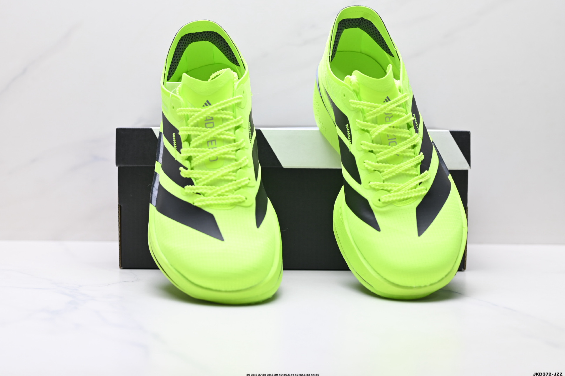 💰180
公司级✅Adidas Adizero Adios 5 阿迪达斯 马拉松飞线贾卡轻质透气休闲运动跑步鞋
采用双层透气网纱 Flywire动态飞线绑缚鞋面材质 内置Zoom小气垫装置 
货号:K18297
尺码:36 36.5 37 38 38.5 39 40 40.5 41 42 42.5 43 44 45
ID:JKD372-JZZ