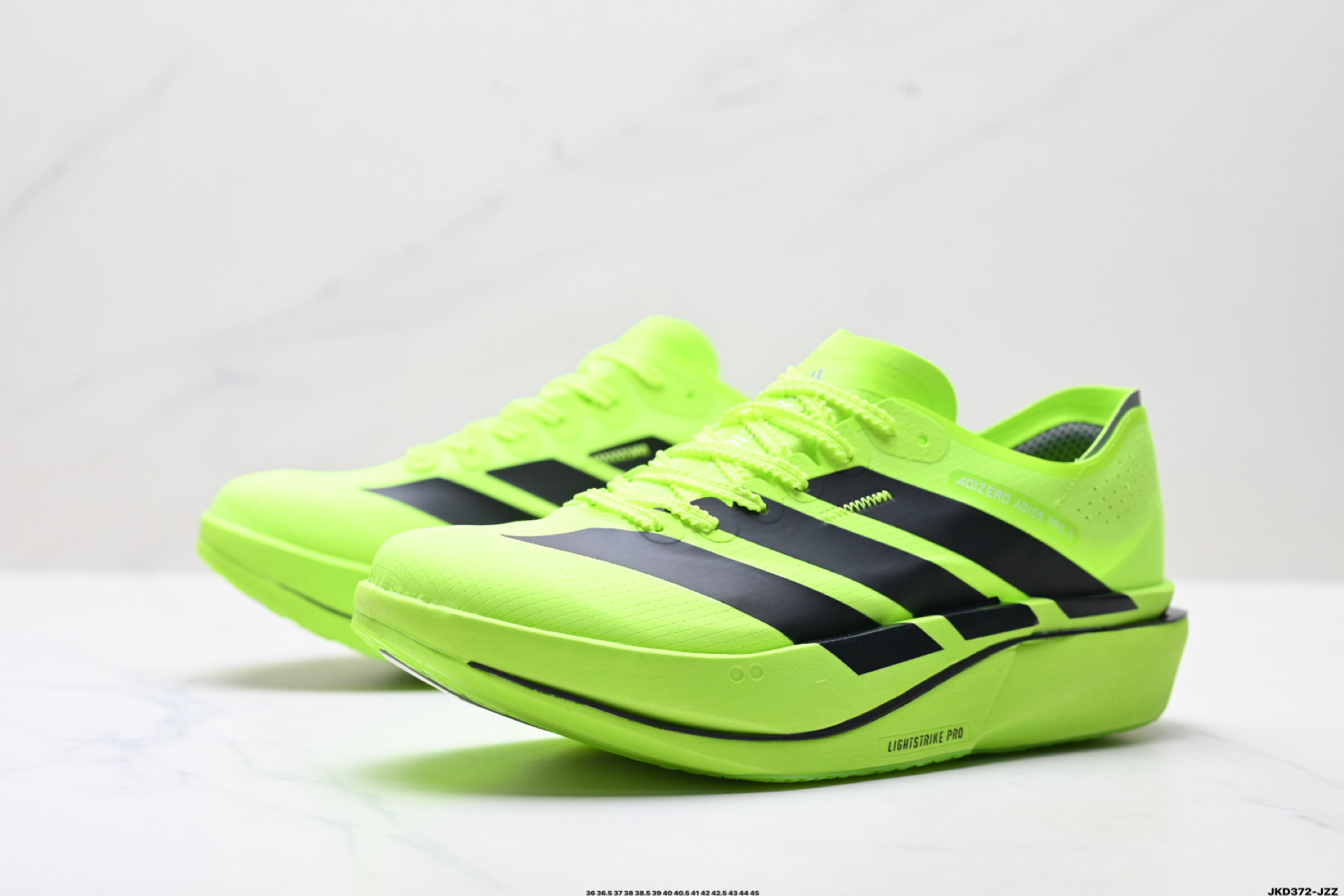 💰180
公司级✅Adidas Adizero Adios 5 阿迪达斯 马拉松飞线贾卡轻质透气休闲运动跑步鞋
采用双层透气网纱 Flywire动态飞线绑缚鞋面材质 内置Zoom小气垫装置 
货号:K18297
尺码:36 36.5 37 38 38.5 39 40 40.5 41 42 42.5 43 44 45
ID:JKD372-JZZ