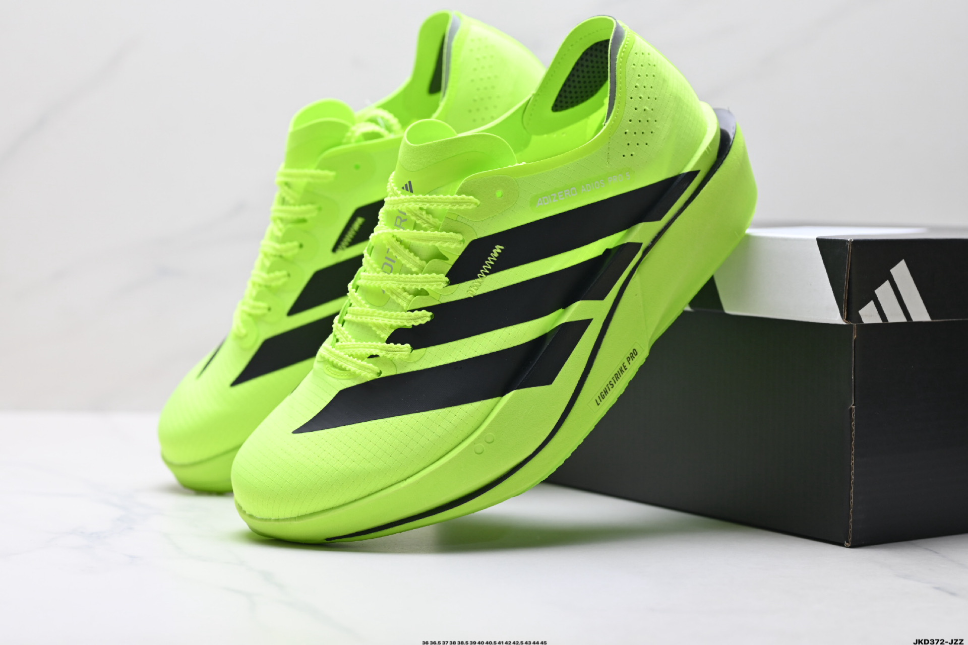 💰180
公司级✅Adidas Adizero Adios 5 阿迪达斯 马拉松飞线贾卡轻质透气休闲运动跑步鞋
采用双层透气网纱 Flywire动态飞线绑缚鞋面材质 内置Zoom小气垫装置 
货号:K18297
尺码:36 36.5 37 38 38.5 39 40 40.5 41 42 42.5 43 44 45
ID:JKD372-JZZ