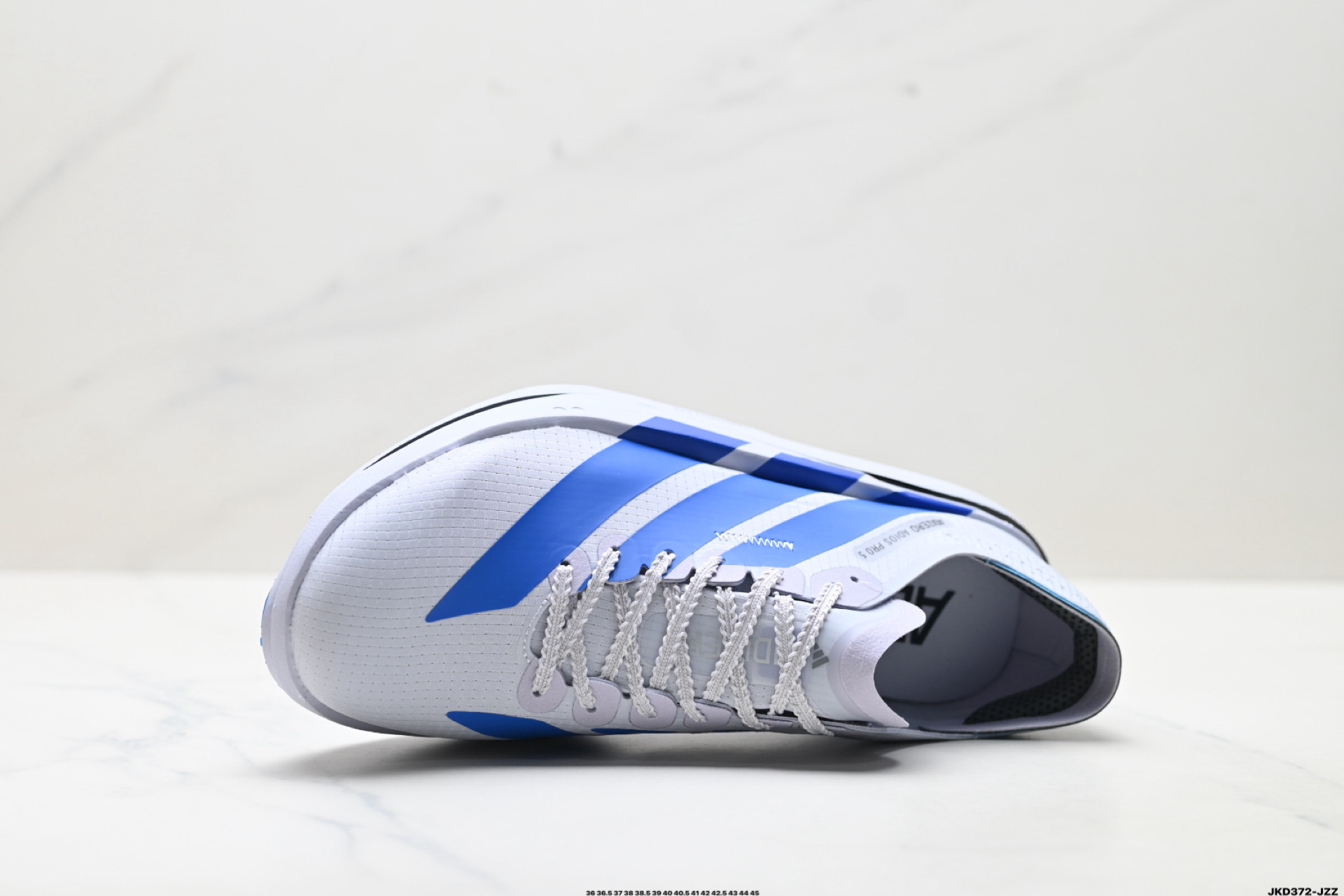 💰180
公司级✅Adidas Adizero Adios 5 阿迪达斯 马拉松飞线贾卡轻质透气休闲运动跑步鞋
采用双层透气网纱 Flywire动态飞线绑缚鞋面材质 内置Zoom小气垫装置 
货号:K18297
尺码:36 36.5 37 38 38.5 39 40 40.5 41 42 42.5 43 44 45
ID:JKD372-JZZ