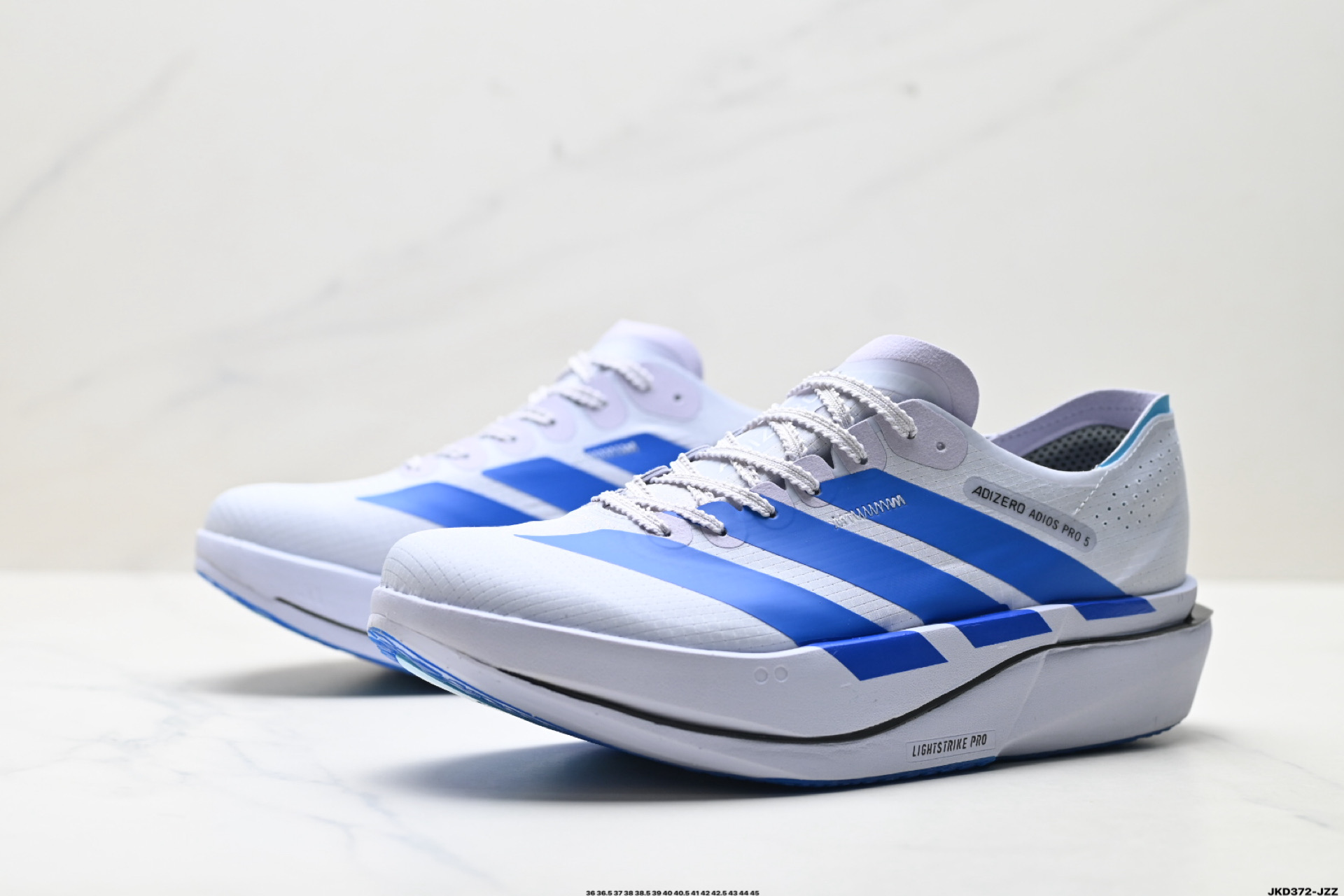 💰180
公司级✅Adidas Adizero Adios 5 阿迪达斯 马拉松飞线贾卡轻质透气休闲运动跑步鞋
采用双层透气网纱 Flywire动态飞线绑缚鞋面材质 内置Zoom小气垫装置 
货号:K18297
尺码:36 36.5 37 38 38.5 39 40 40.5 41 42 42.5 43 44 45
ID:JKD372-JZZ