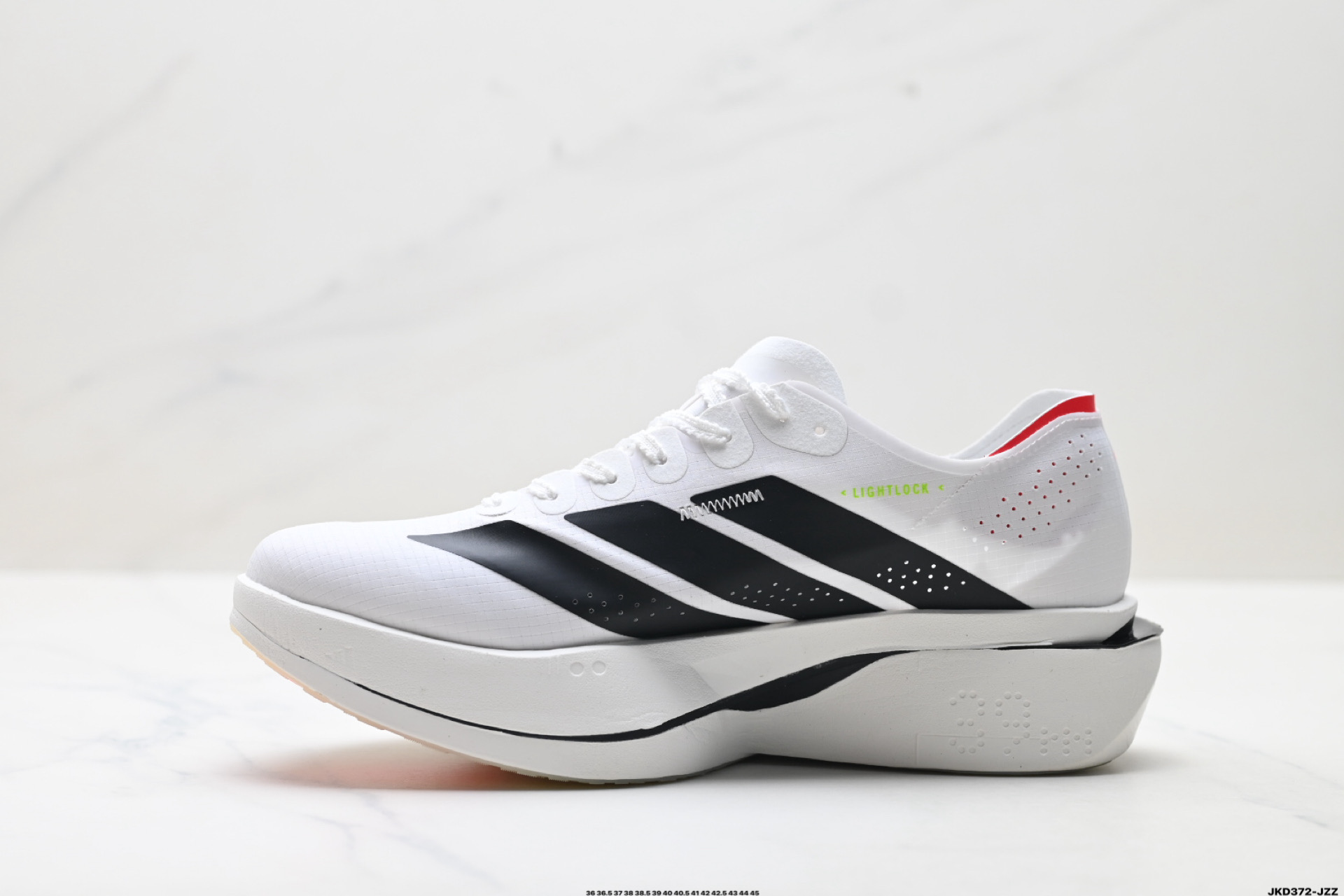 💰180
公司级✅Adidas Adizero Adios 5 阿迪达斯 马拉松飞线贾卡轻质透气休闲运动跑步鞋
采用双层透气网纱 Flywire动态飞线绑缚鞋面材质 内置Zoom小气垫装置 
货号:K18297
尺码:36 36.5 37 38 38.5 39 40 40.5 41 42 42.5 43 44 45
ID:JKD372-JZZ