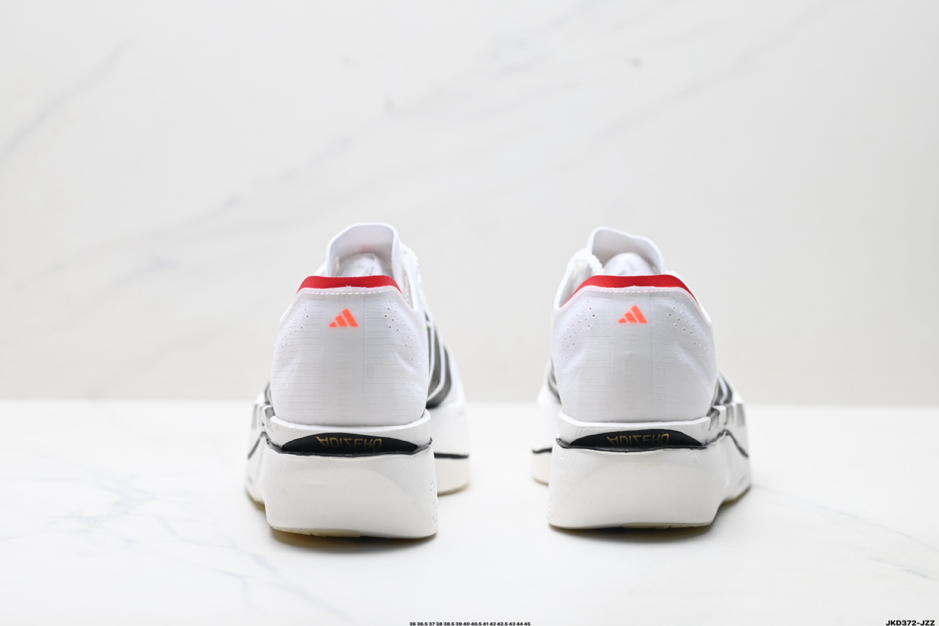 💰180
公司级✅Adidas Adizero Adios 5 阿迪达斯 马拉松飞线贾卡轻质透气休闲运动跑步鞋
采用双层透气网纱 Flywire动态飞线绑缚鞋面材质 内置Zoom小气垫装置 
货号:K18297
尺码:36 36.5 37 38 38.5 39 40 40.5 41 42 42.5 43 44 45
ID:JKD372-JZZ